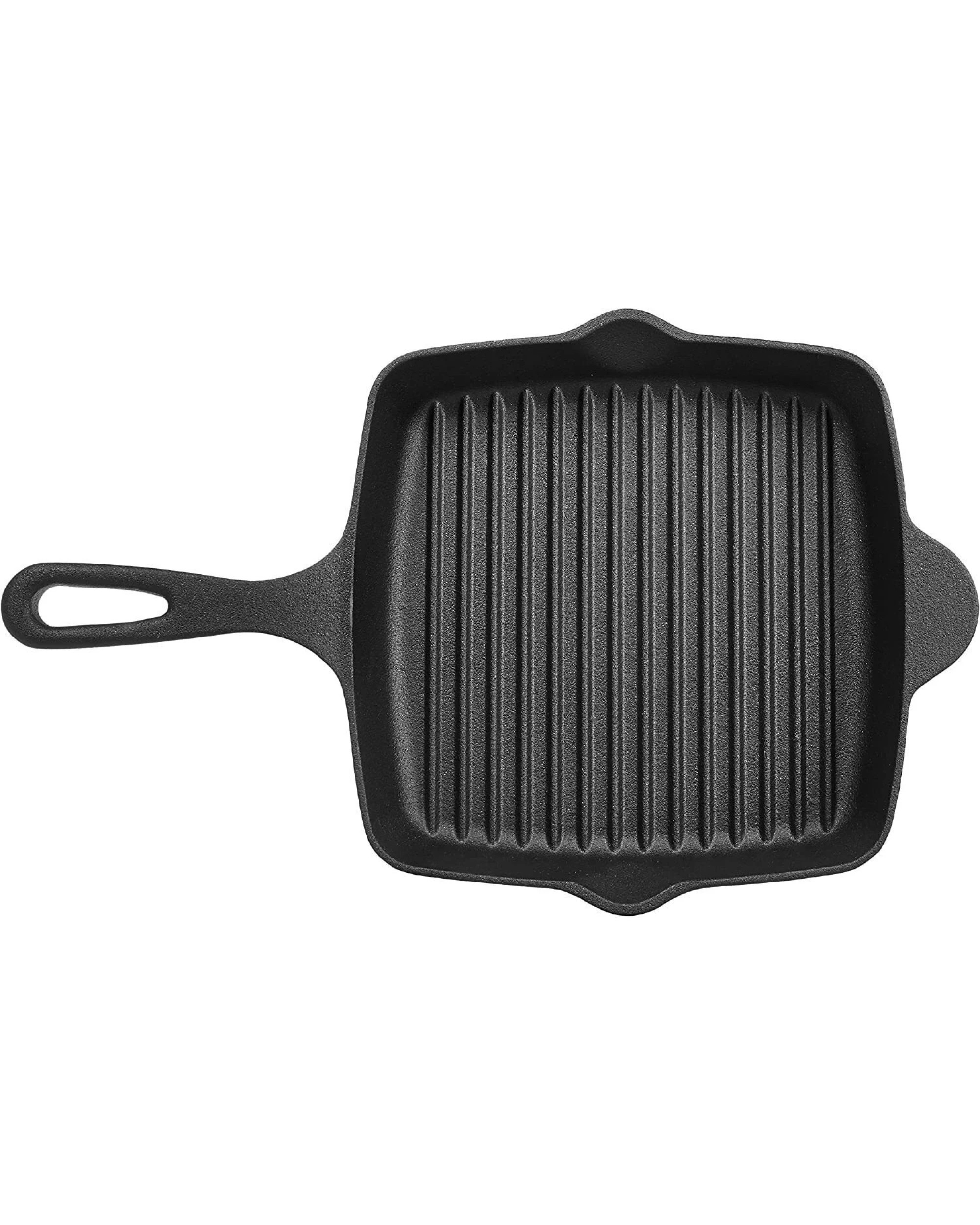 9 BR Home Heavy Duty Cast Iron Square Griddle Pan, 9 of 10