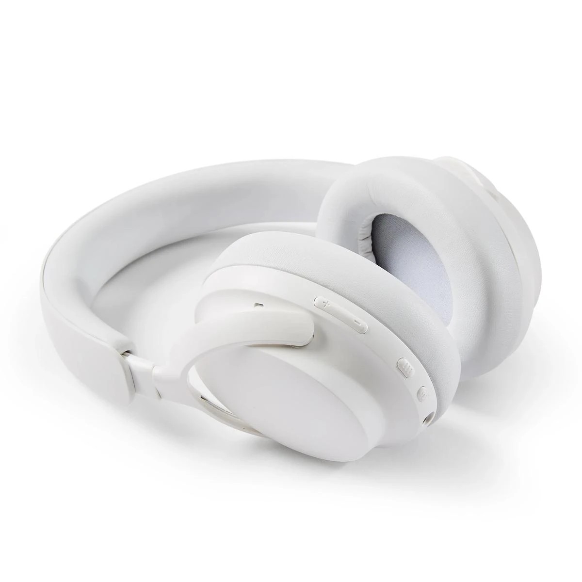 4 Active Noise Cancellation Headphones - White, 4 of 10