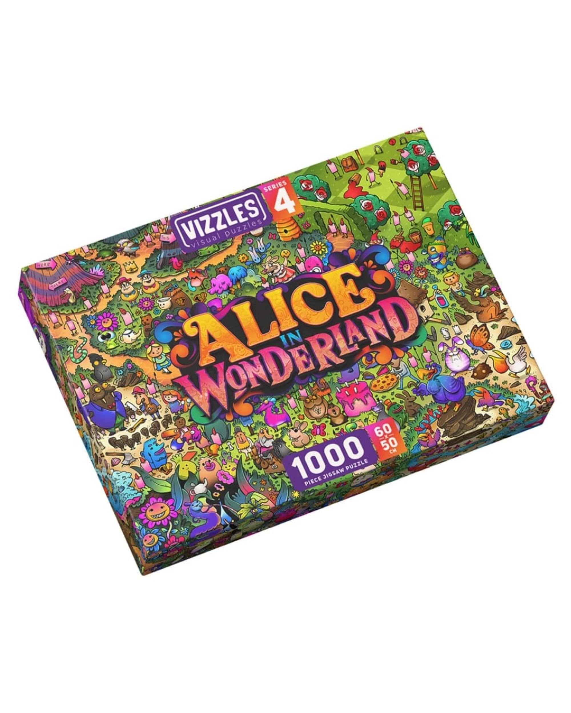 1 Vizzles 4 Alice In Wonderland 1000 Piece Jigsaw Puzzle, 1 of 2