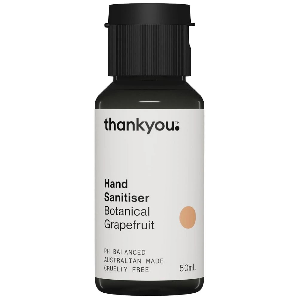 1 Thankyou Hand Sanitiser Botanical Grapefruit 50mL, 1 of 3