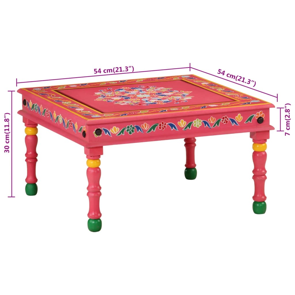 7 Vidaxl Coffee Table, Coffee Tables - Pink, 7 of 7