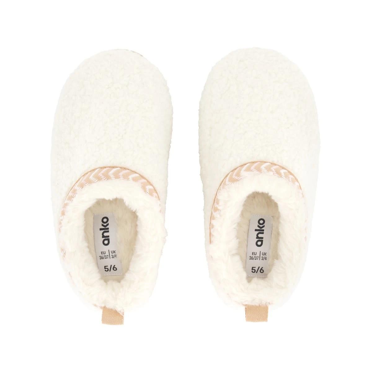 2 Scuff Platform Trim Slippers Snw White, 2 of 3