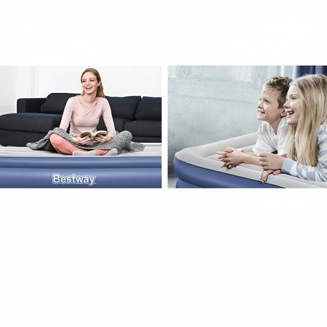 5 Bestway Air Mattress Inflatable Bed 46cm Airbed Single - Single Bed - Multi, 5 of 8