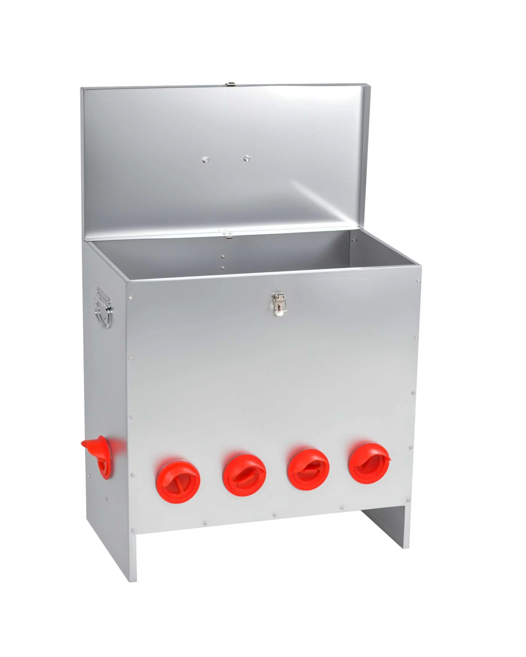 5 Advwin Automatic Chicken Feeder 85LB Poultry Feeder 10-Ports, 5 of 8