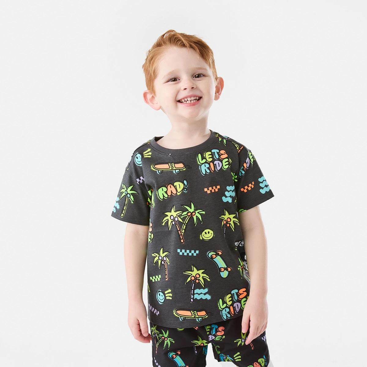 1 All Over Print T-shirt Ashp Skate, 1 of 8