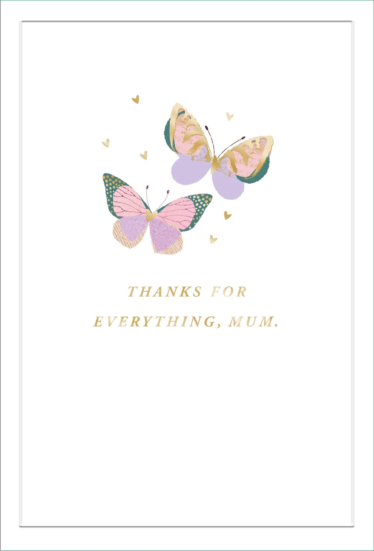 1 Hallmark Mother's Day Card - Butterflies, 1 of 2