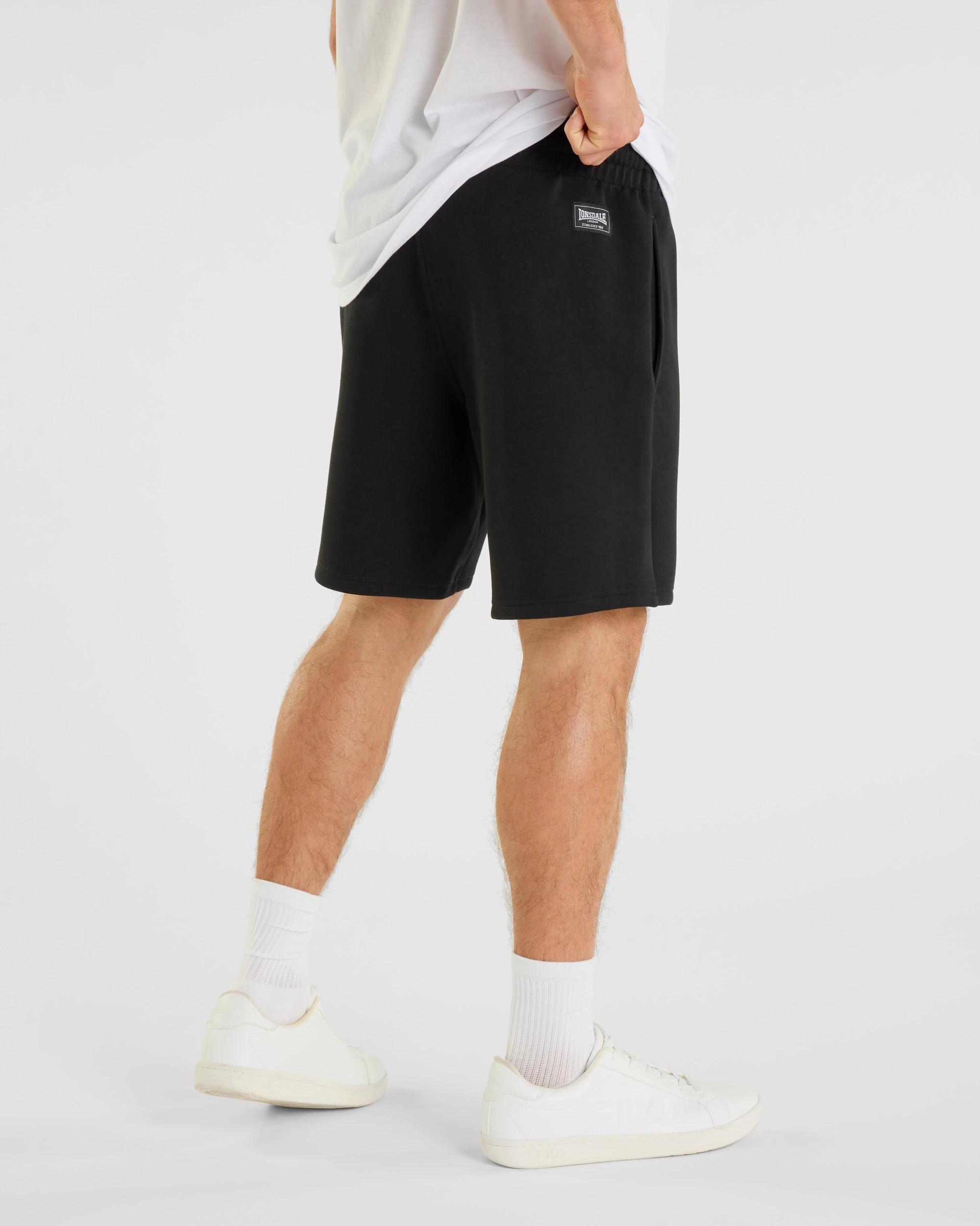 3 Varsity Shorts - Lonsdale London BLACK, 3 of 7
