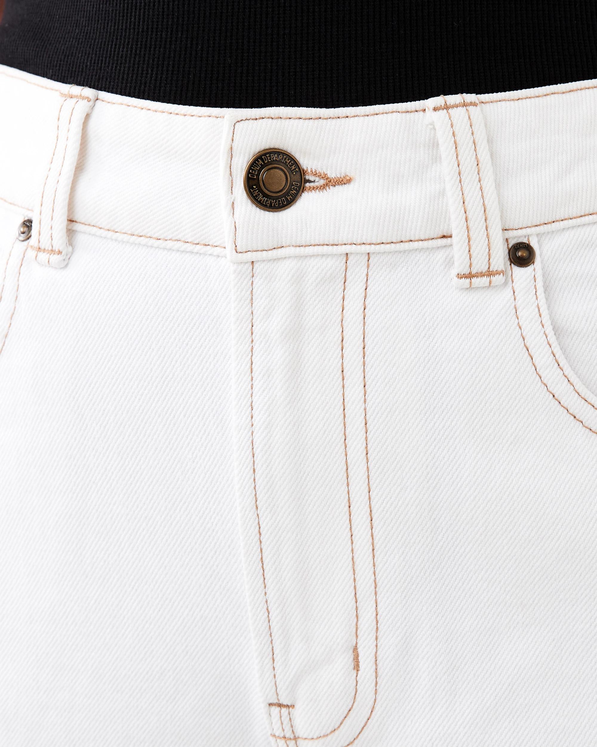 5 Barrel Leg Jeans Ecru, 5 of 9