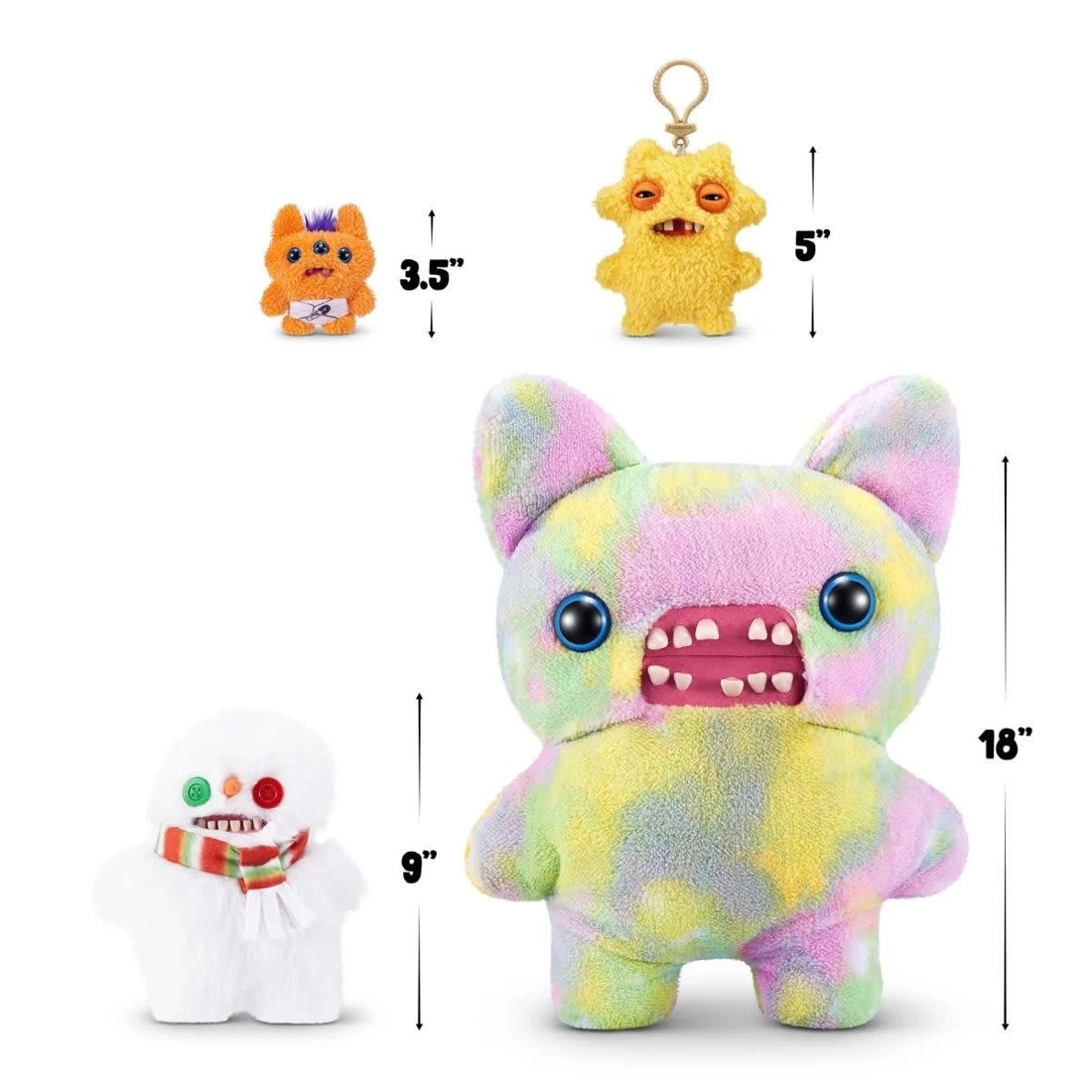 3 Zuru Fuggler Funny Ugly Monster: Festive Fugg Figure - Assorted, 3 of 5