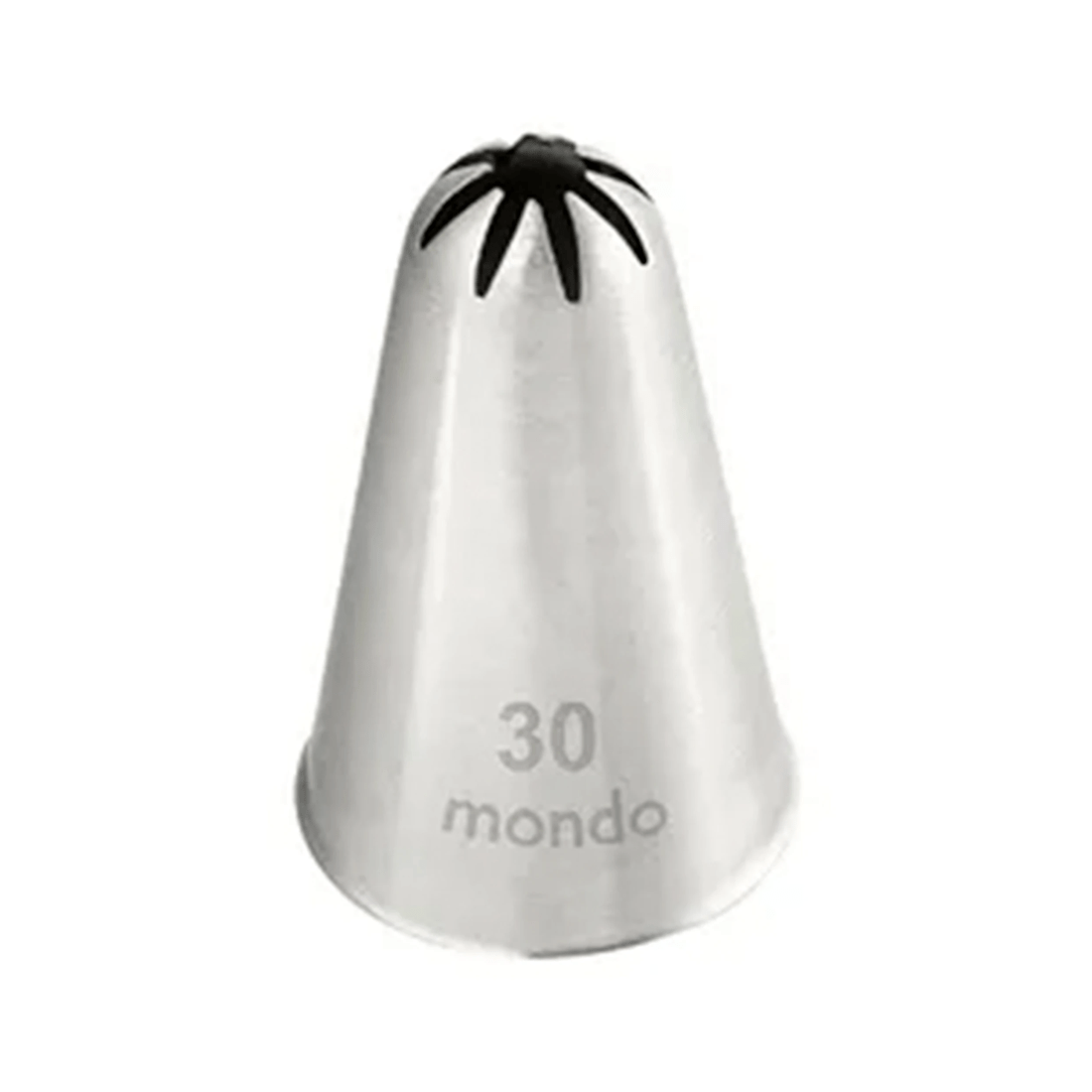 1 Mondo Closed Star Piping Tip Stainless Steel Cake Decorating Nozzle For Cakes
 - Silver, 1 of 3