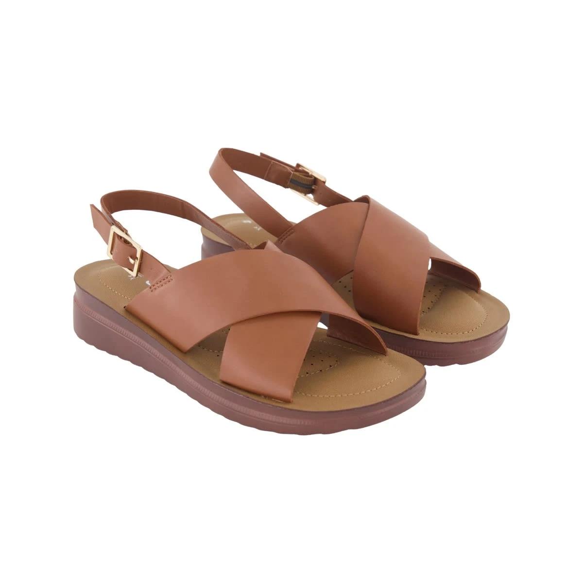 2 Comfort Footbed Sandals Cashew, 2 of 3