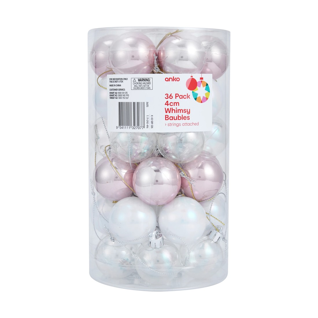 7 36 Pack 4cm Whimsy Baubles, 7 of 7