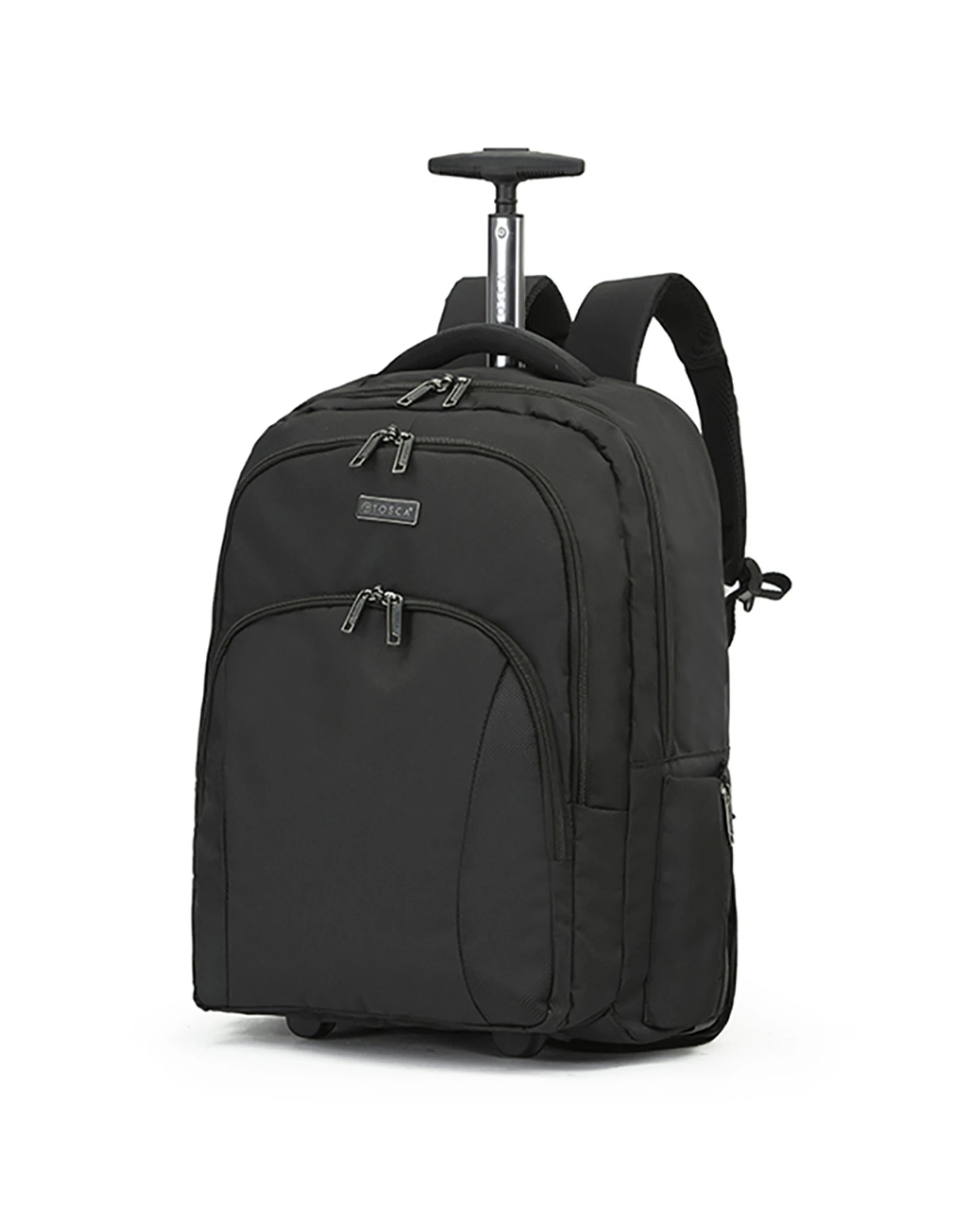 1 Tosca Oakmont Trolley Wheeled Backpack - Black, 1 of 4