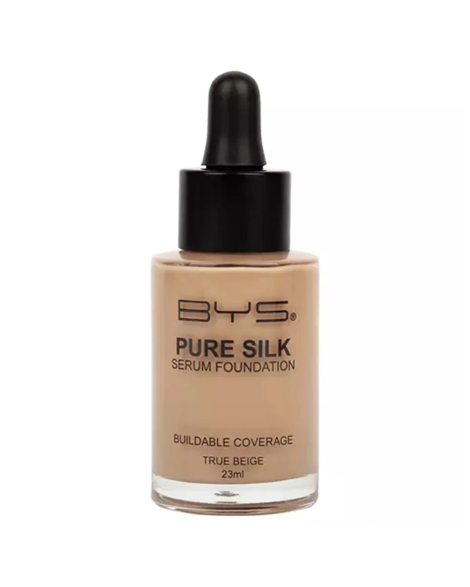 1 BYS Pure Silk Serum Foundation True Weightless Satin Finish 23ml - Beige, 1 of 1