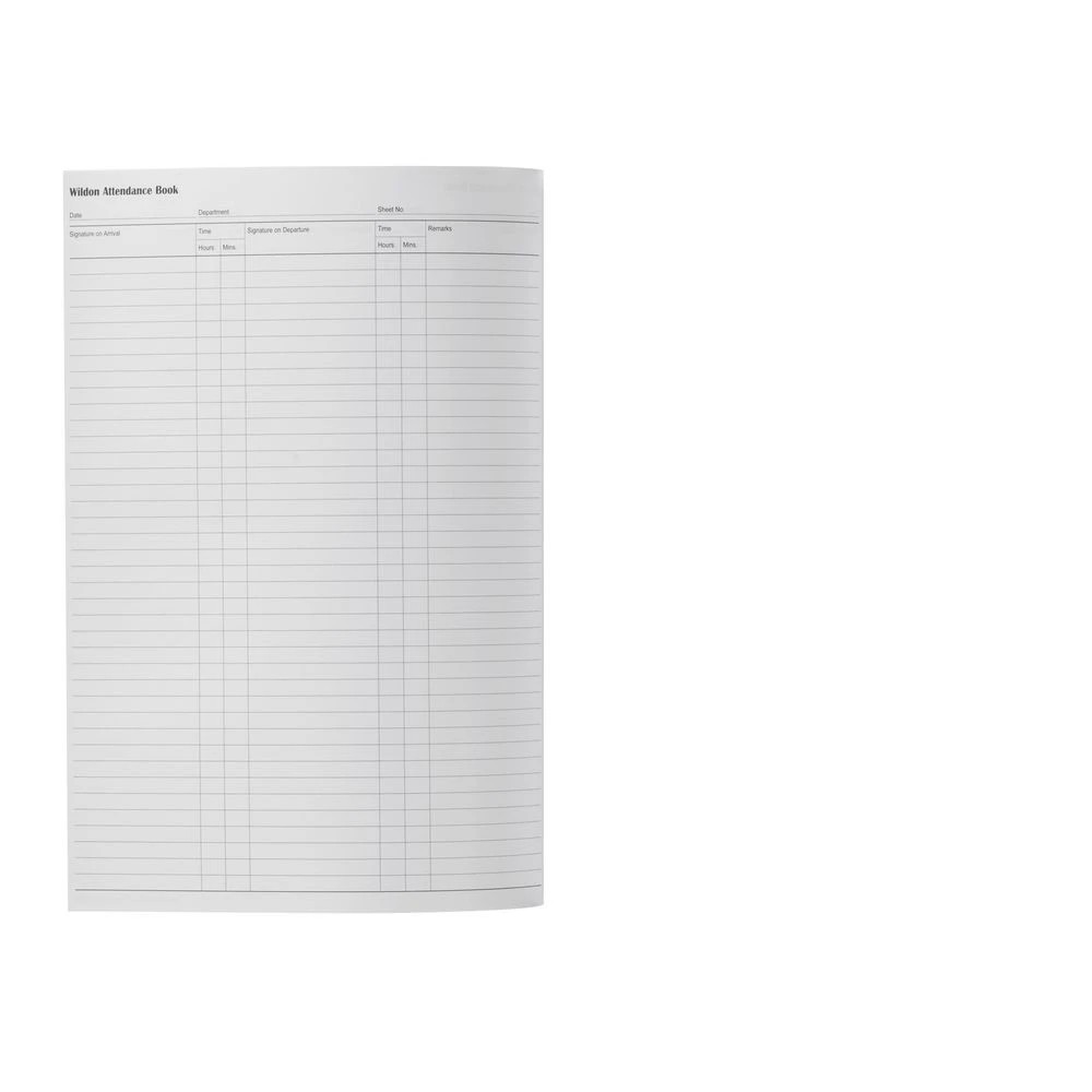 2 Wildon 180 Attendance Book, 2 of 2