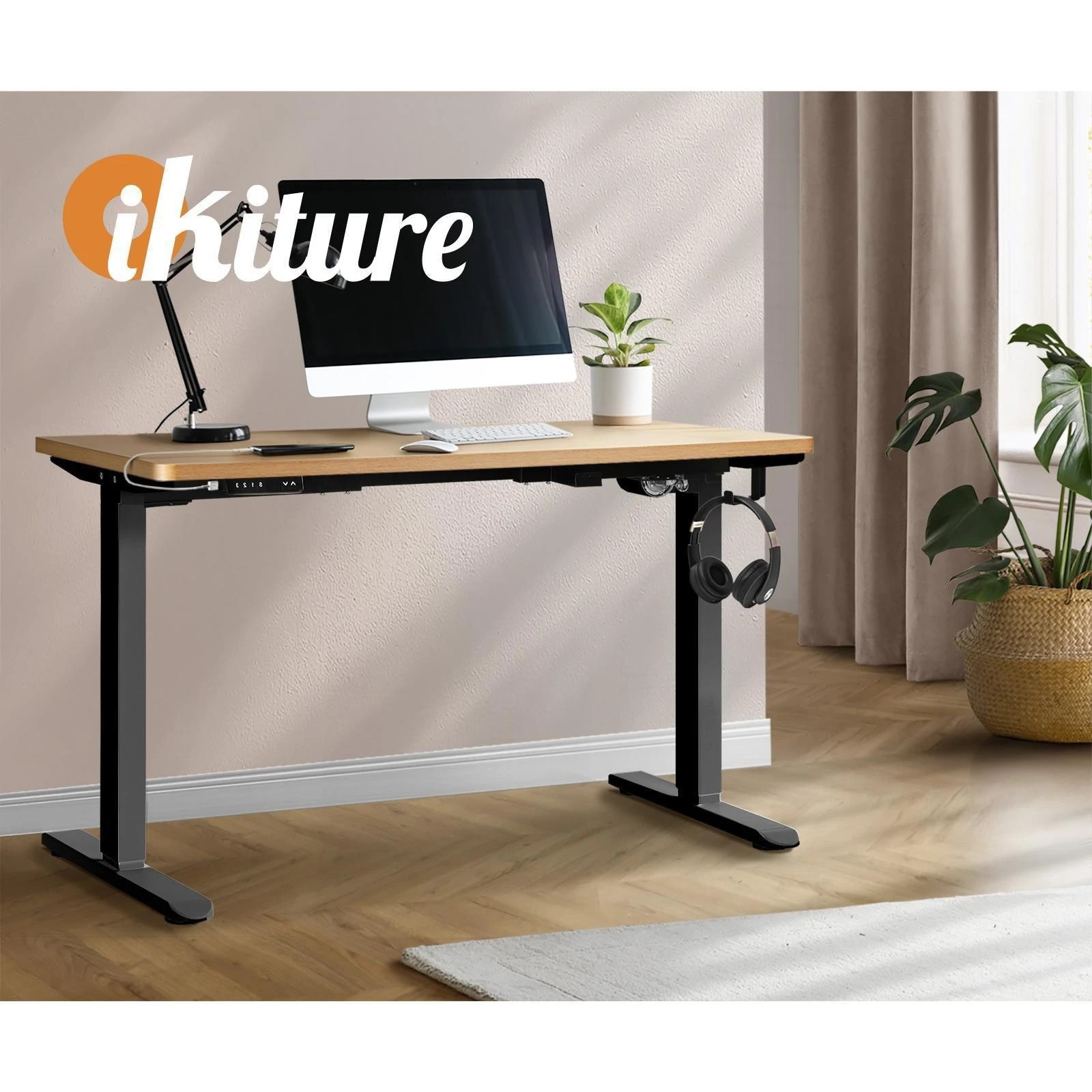 3 Oikiture 160cm Electric Standing Desk Single Motor
 - Multi, 3 of 4