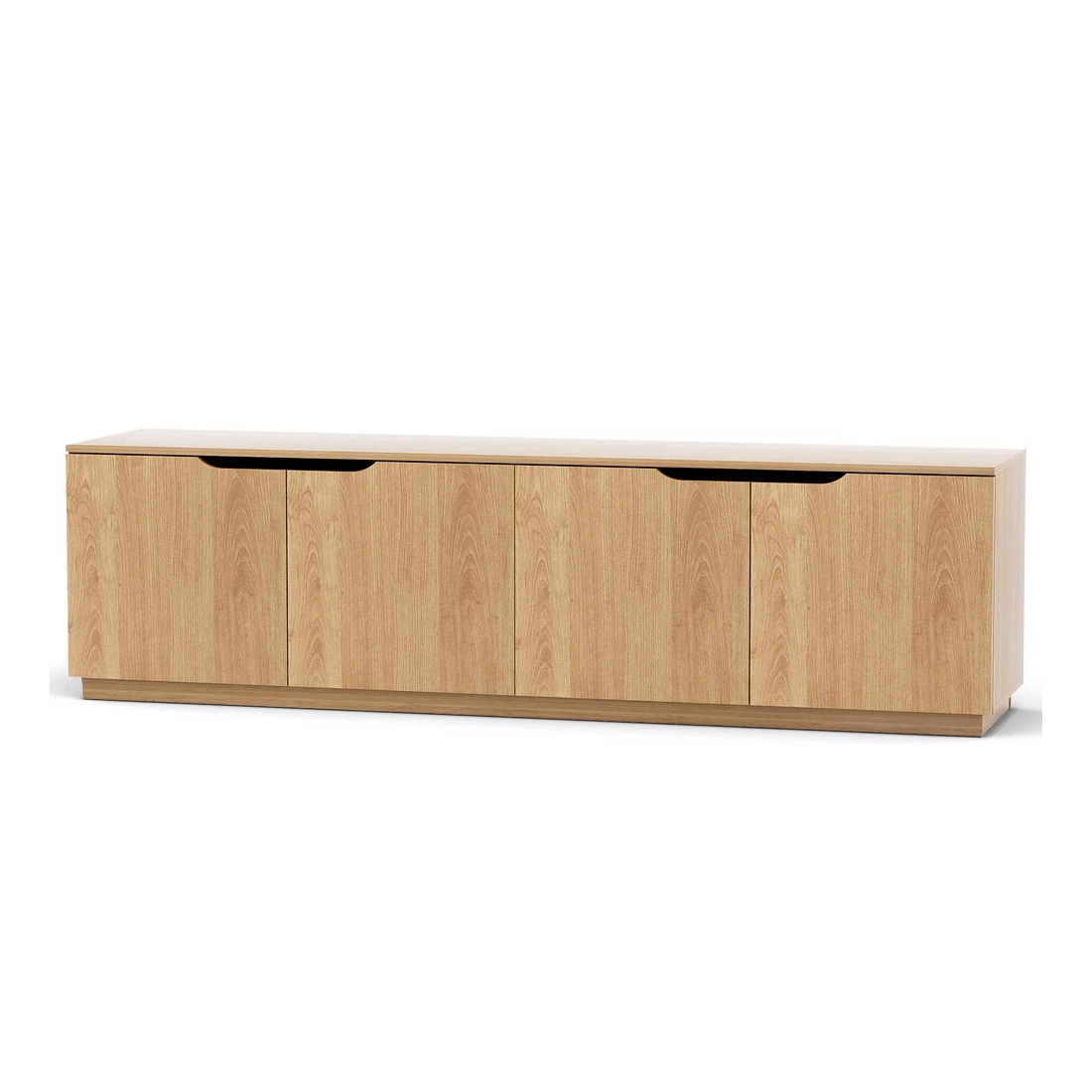 1 Artiss TV Unit Entertainment Unit Storage Cabinet 180cm Pine - Brown, 1 of 8