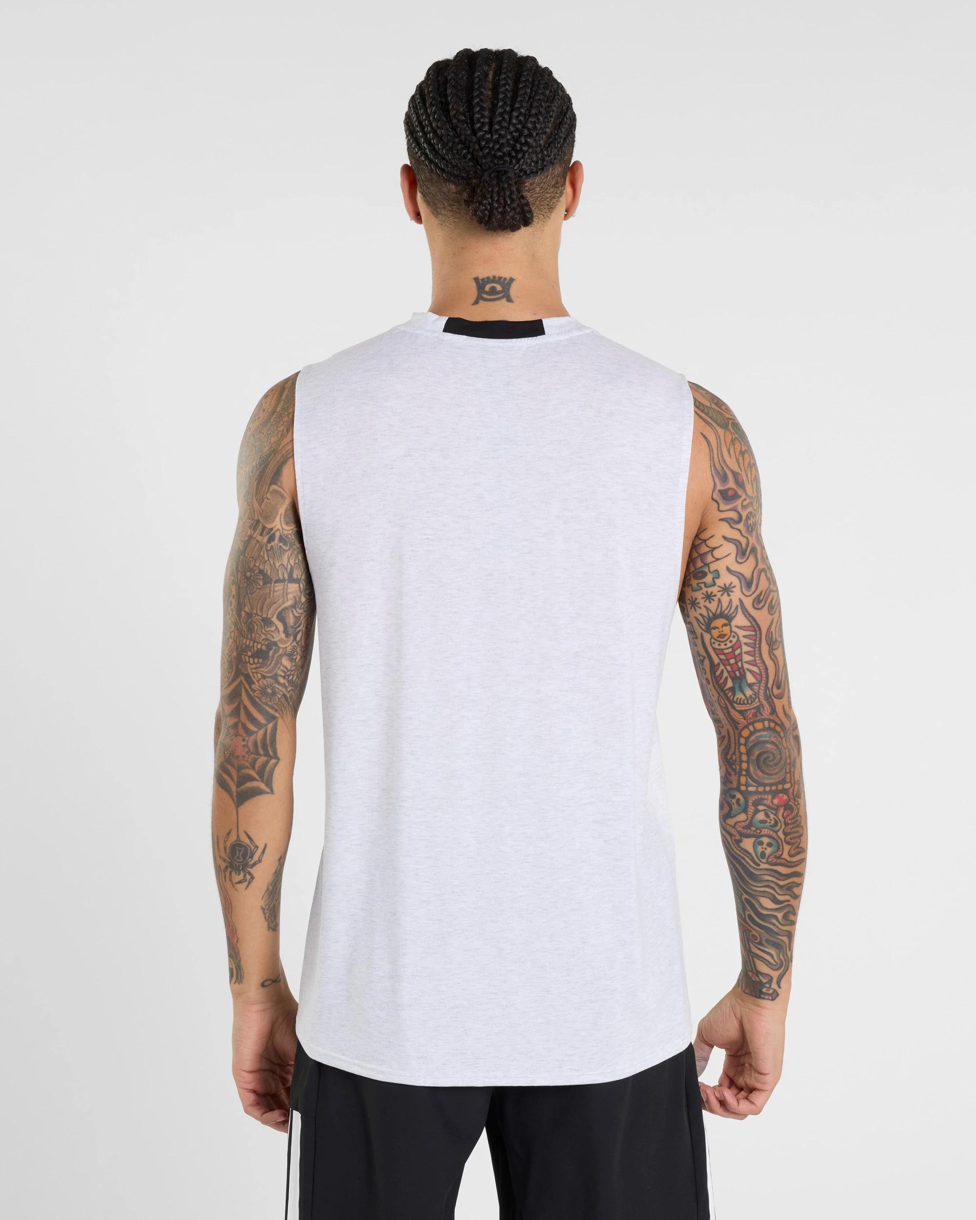 2 Active Muscle Tank - Lonsdale London WHITE, 2 of 5