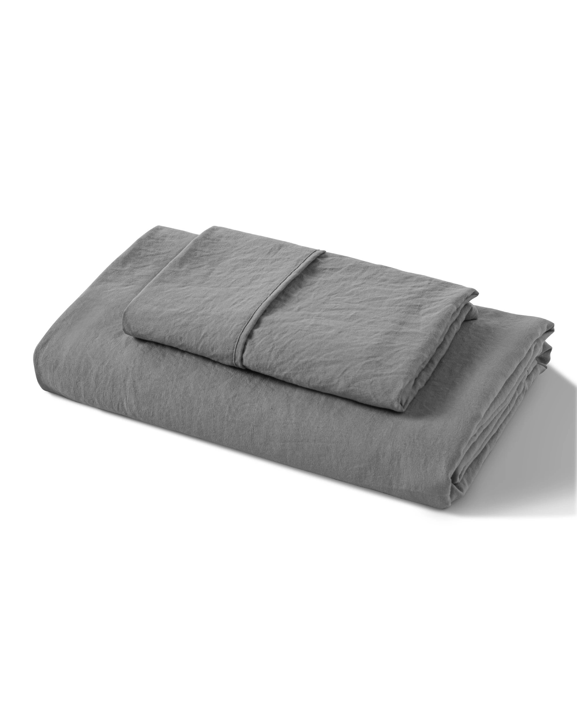 8 Dreamaker Superfine Washed Microfibre Combo Fitted Sheet Set - King Single Bed - Charcoal, 8 of 8