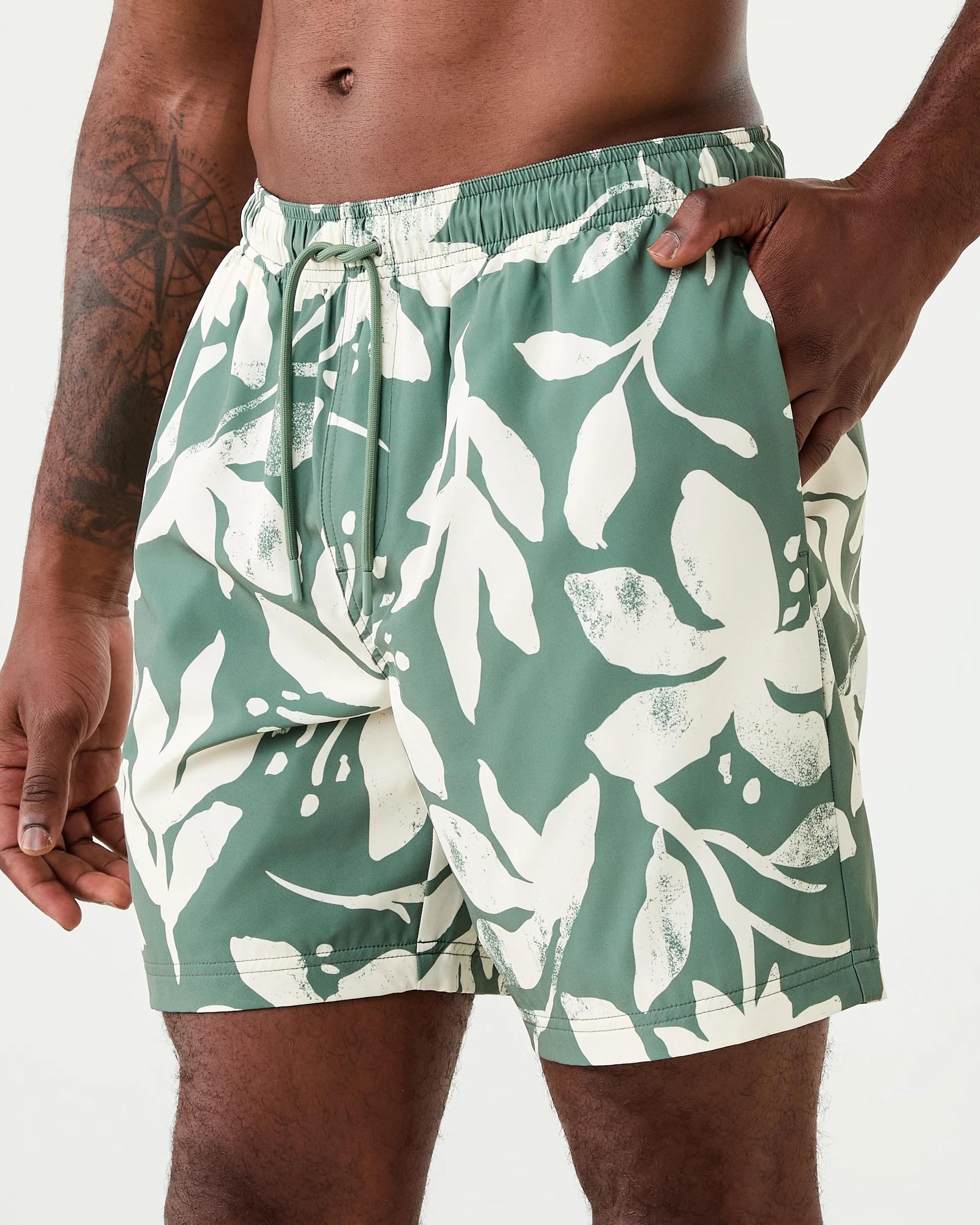 2 Regular Print Boardshorts Grn Troflo, 2 of 7