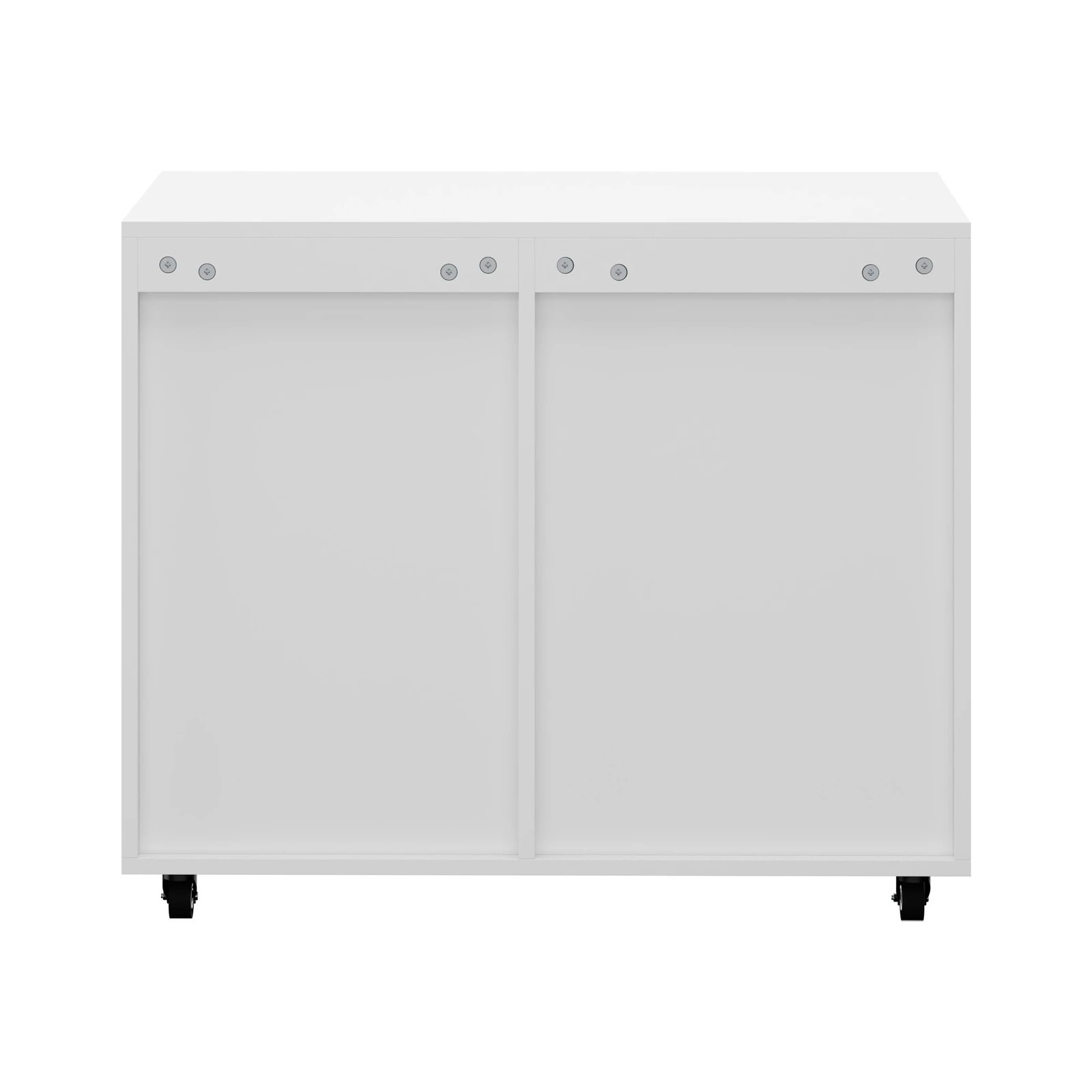 6 Oikiture Filing Cabinet 1 Door 5 Drawer Mobile Office Storage Cabinet - White, 6 of 7