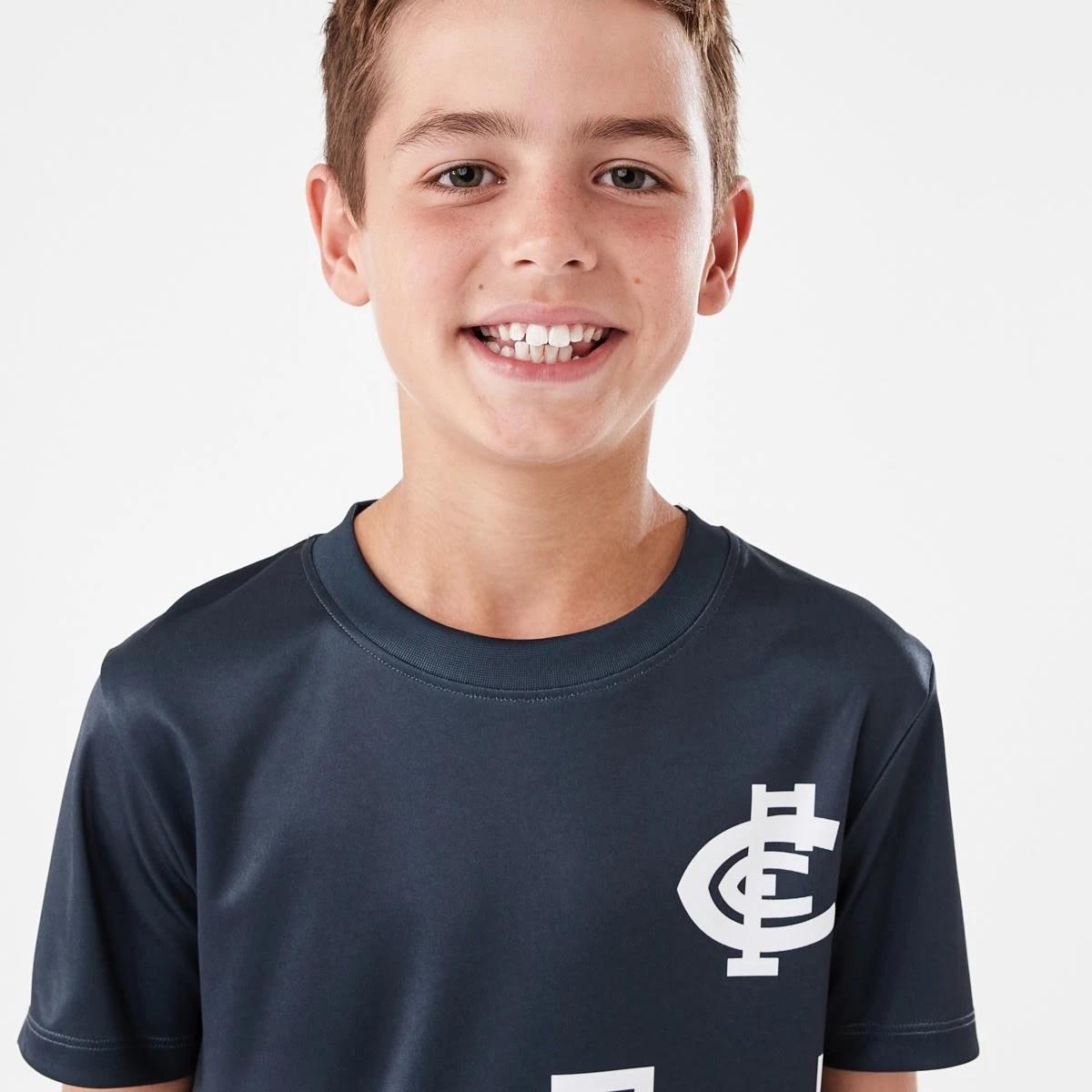 5 Official AFL Kids Training T-shirt Carlton, 5 of 10