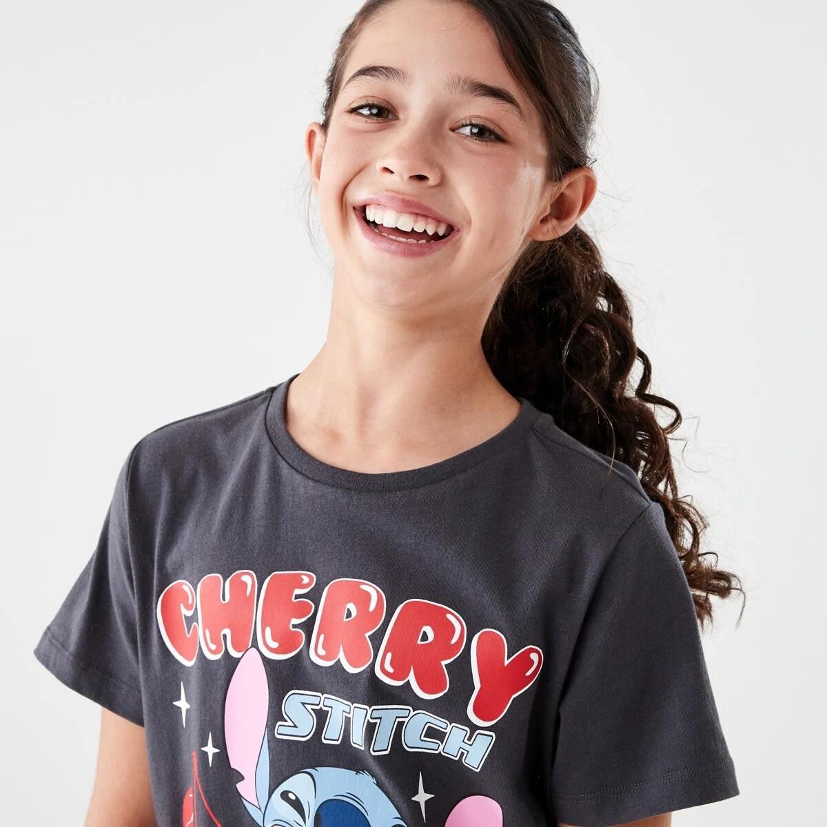 4 Disney Lilo & Stitch License T-shirt LILO AND STITCH CHERRY, 4 of 6