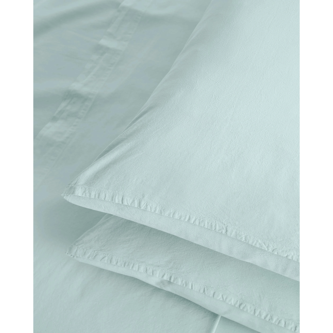 2 Arlo Cotton Stonewash Sheet Set - Blue, 2 of 3