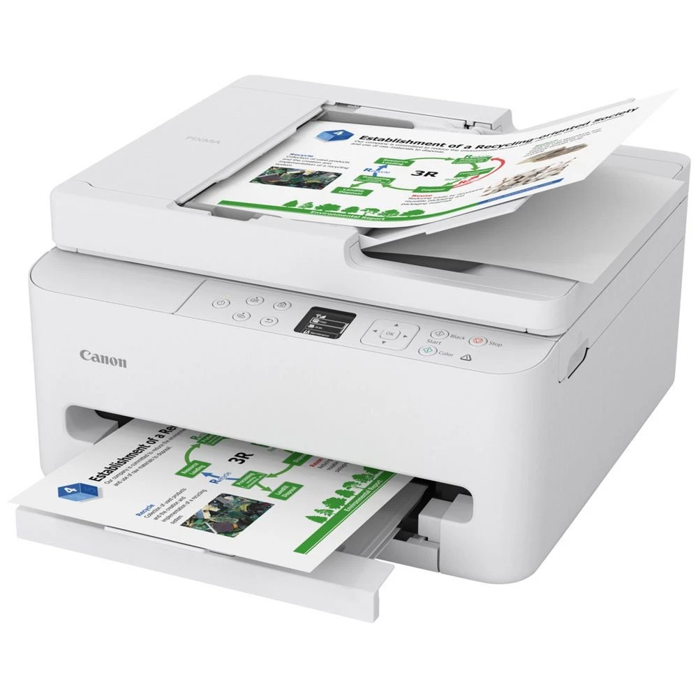 7 Canon PIXMA TR7160 Home Office Inkjet Multifunction Printer, 7 of 8