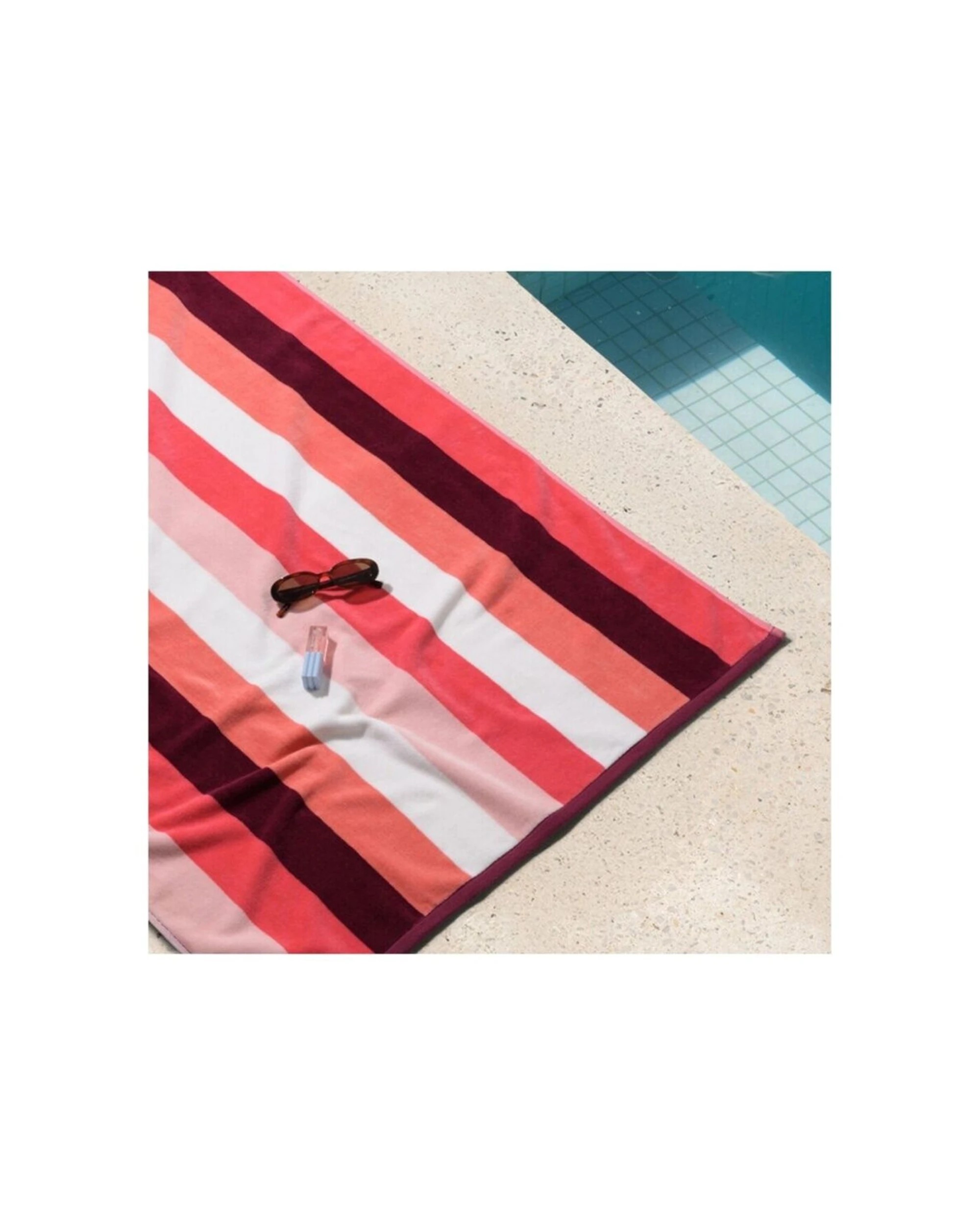3 Canningvale Sorrentina Velour Beach Towel 100% Cotton Durable Soft Cotton Bath Towel - Multi, 3 of 3