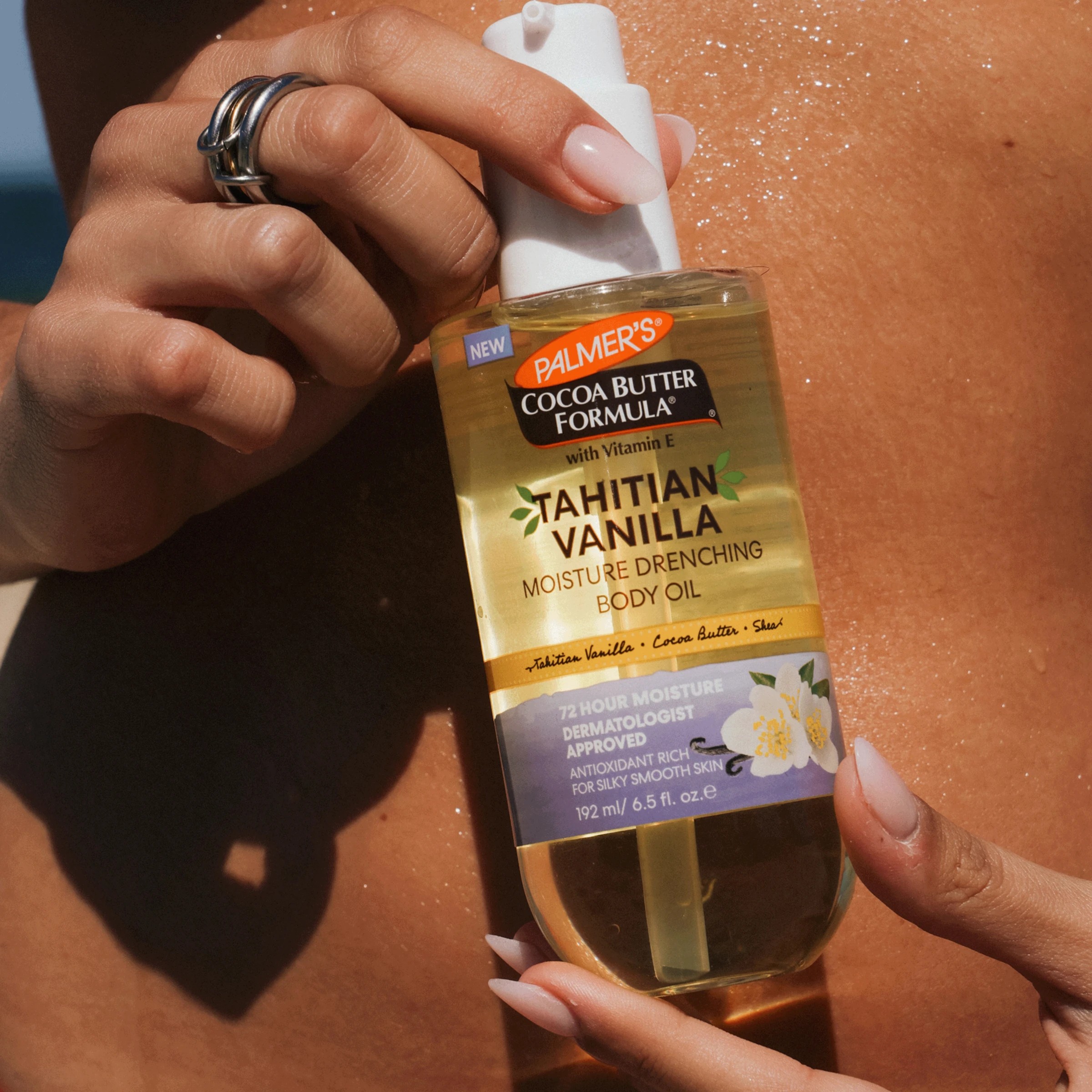 4 Palmer's Tahitian Vanilla Moisture Drenching Body Oil 192ml - Tahitian Vanilla, Cocoa Butter and Shea, 4 of 5