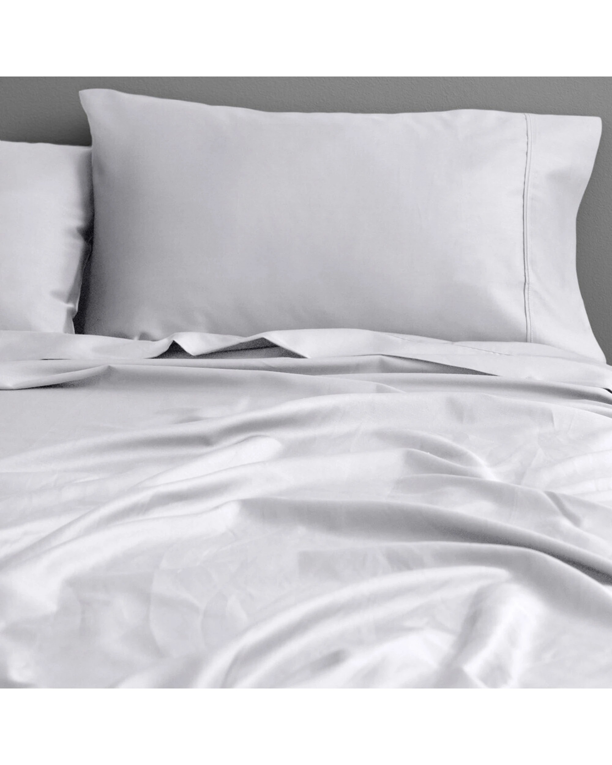 1 Canningvale Palazzo Royale 1000TC Cotton Polyester Fitted Sheet Set - Queen Bed - White, 1 of 3