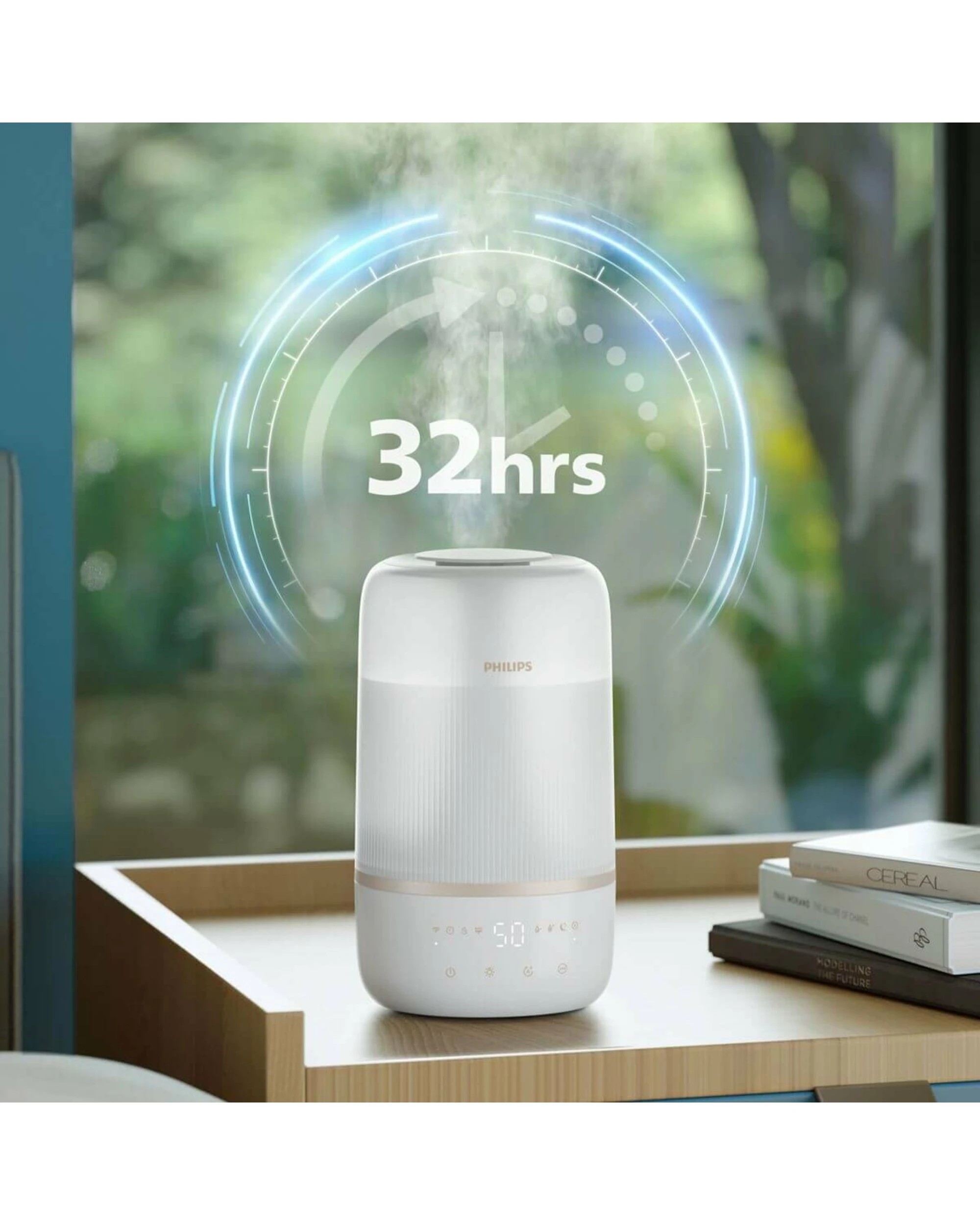 4 Philips 1000 Series Ultrasonic Air Humidifier White, 4 of 5