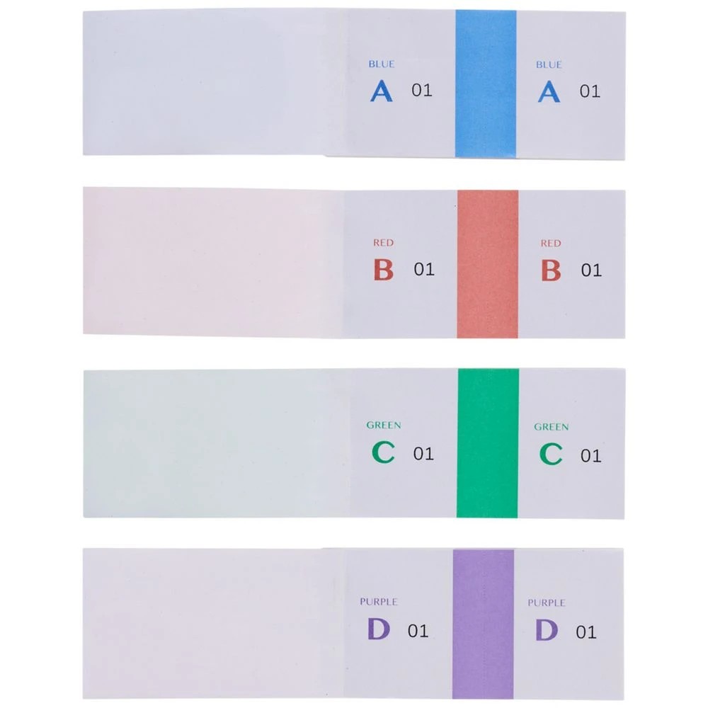 3 J.Burrows 100 Sheet Check Ticket Books 4 Pack, 3 of 3