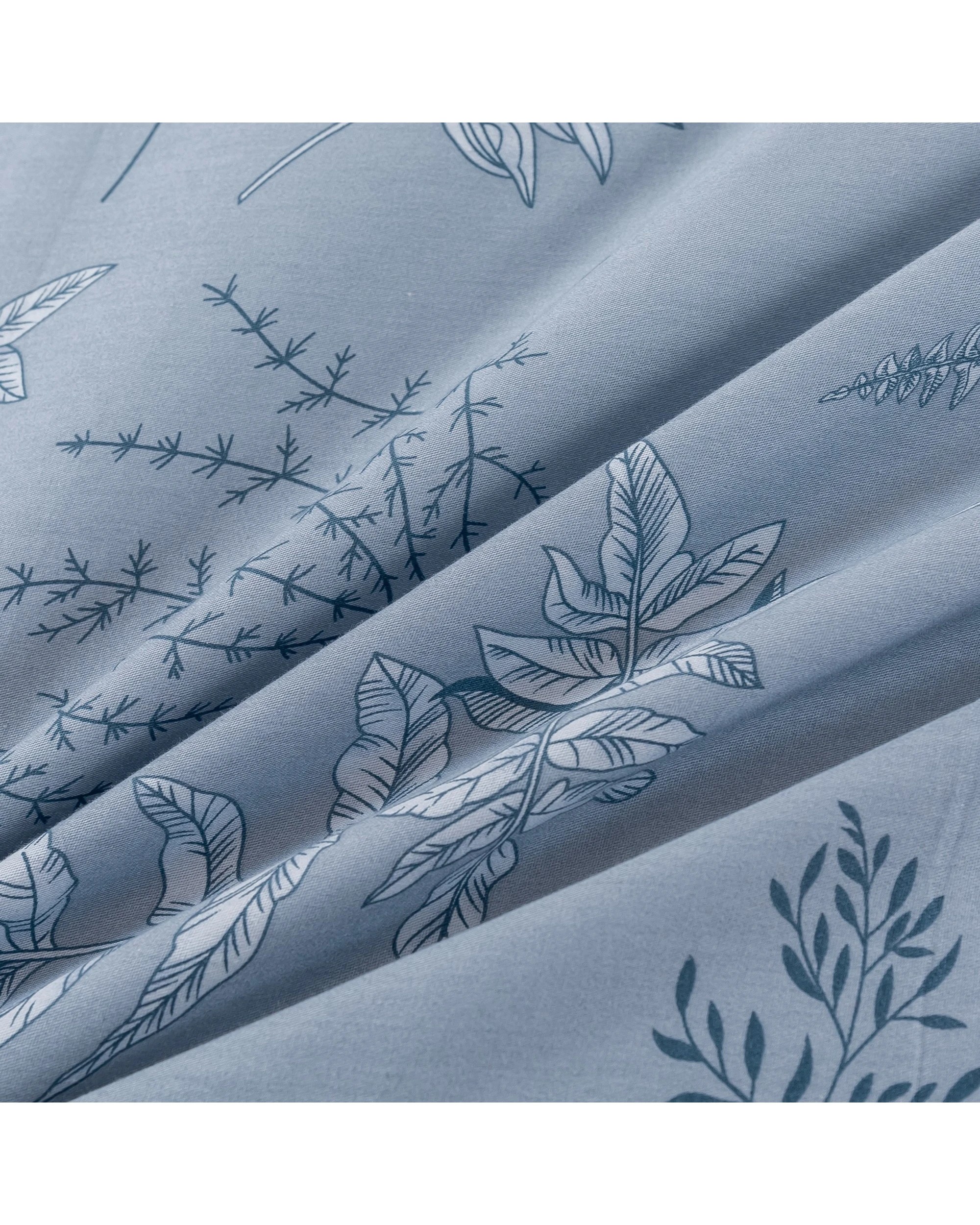 6 Dreamaker Daphne 100% Cotton Reversible Quilt Cover Set - Queen Bed - Floral and Botanical, 6 of 7