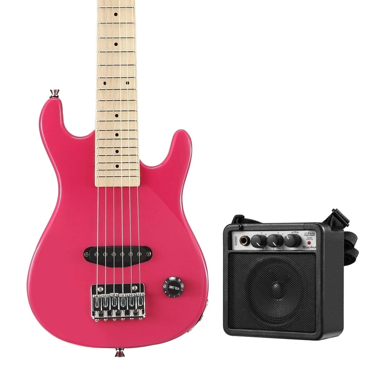 3 Melodic 30 Inch Children Kids Electric Musical Instrument Guitar w/ 5W Amp Picks, 3 of 3
