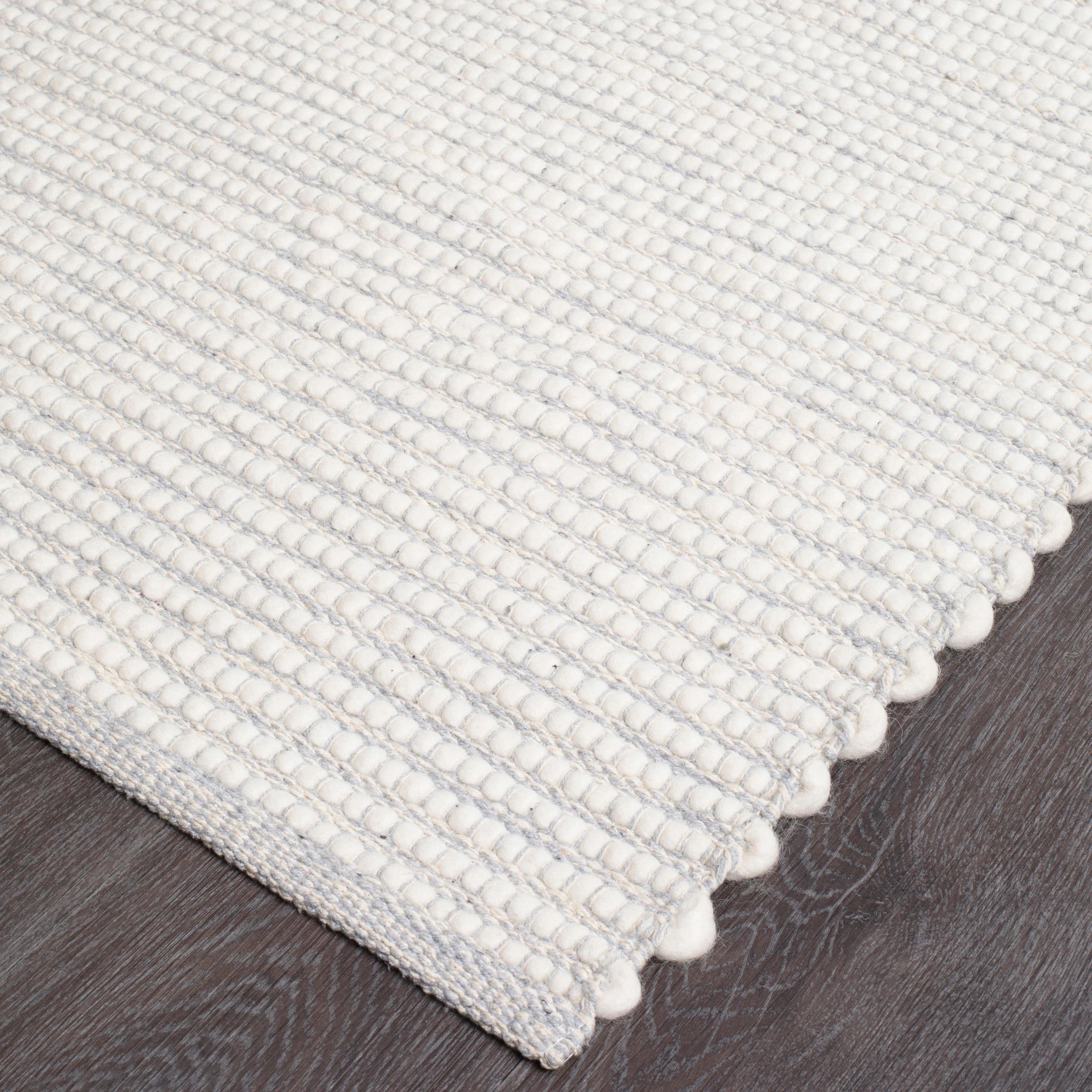 3 Common Ground Rugs Atelier 225x155cm - Medium Hand Loomed Rug - Silver, 3 of 7