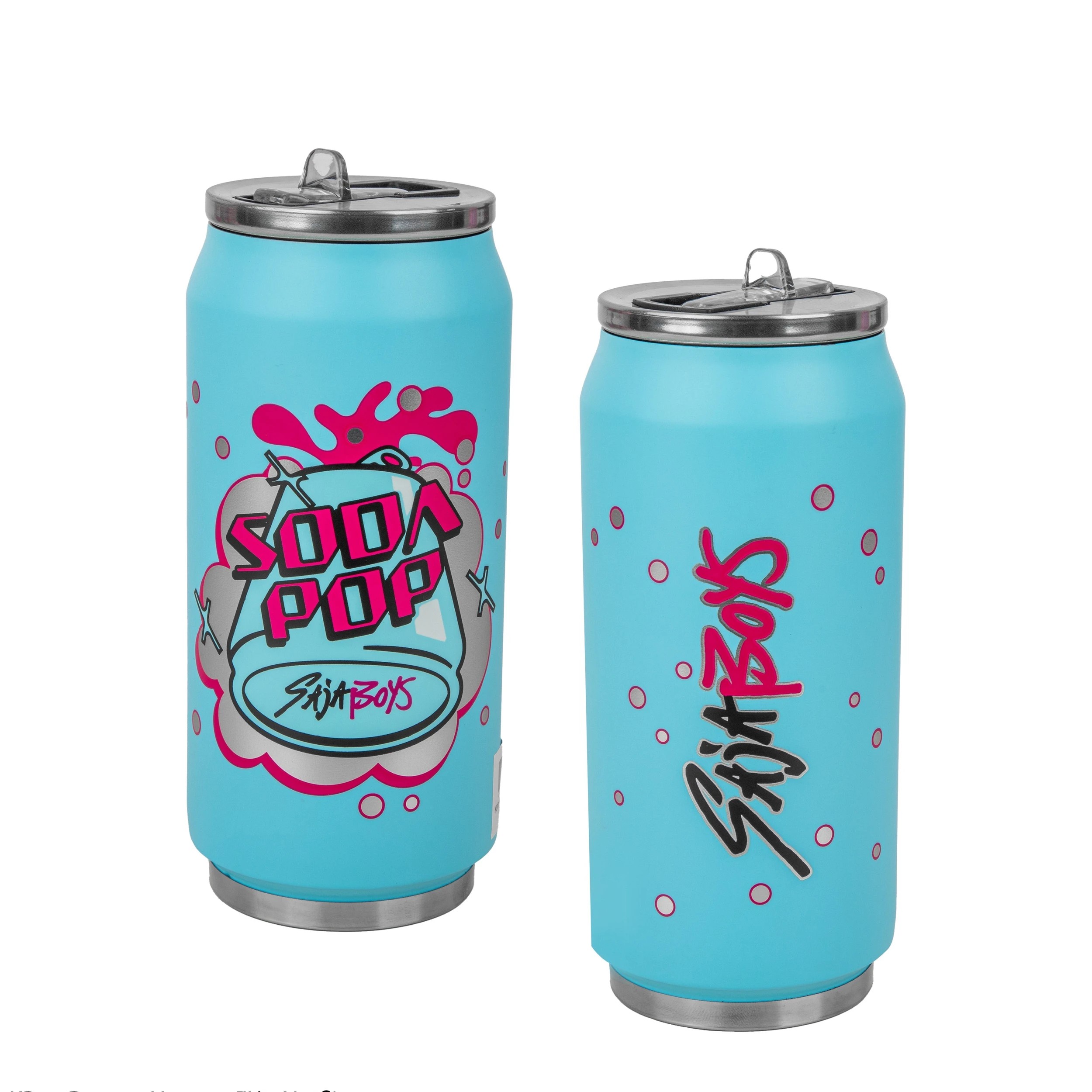 2 K-Pop Demon Hunters Mini Water Bottle Soda Pop Can, 2 of 4