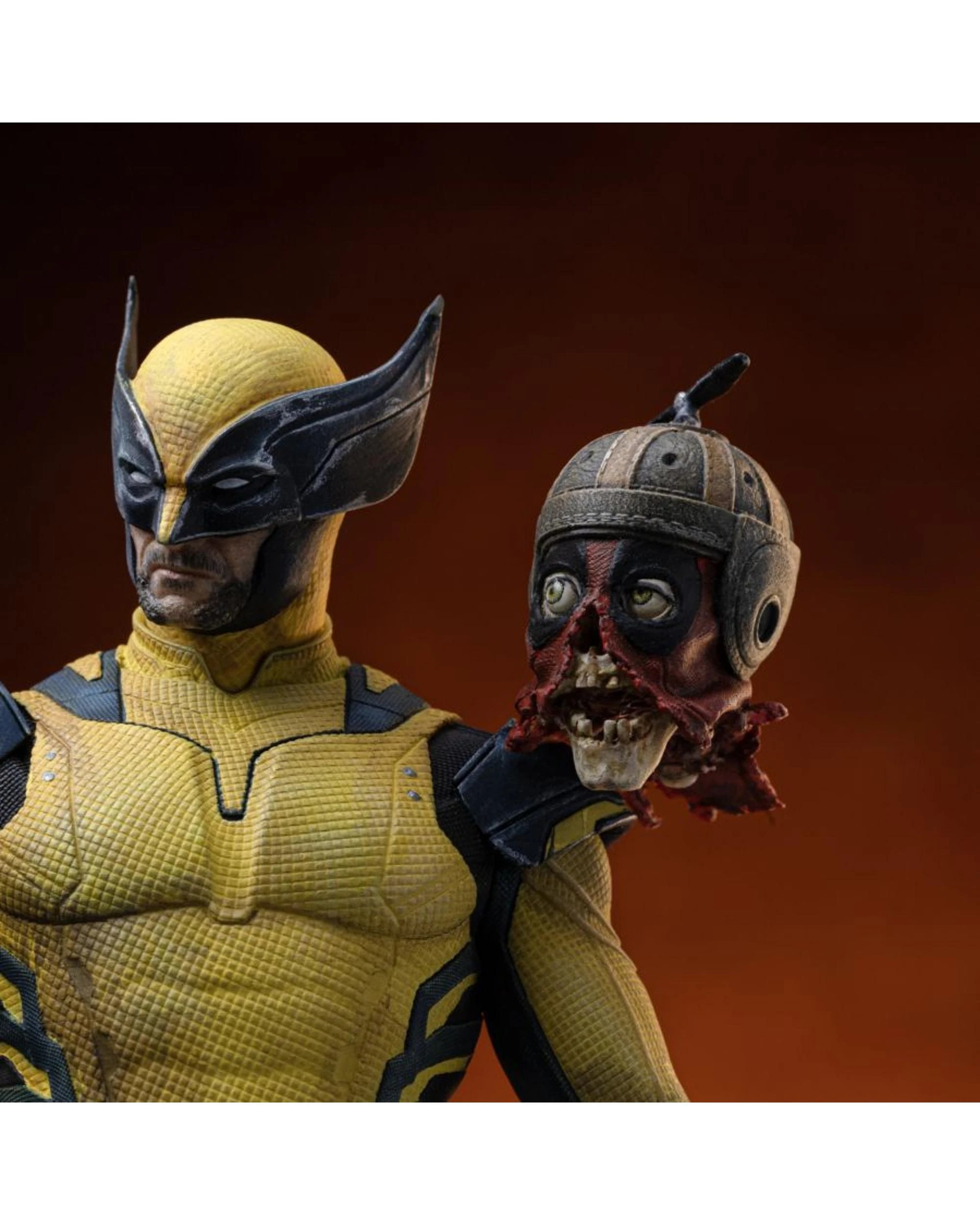 4 Deadpool and Wolverine: Wolverine and Headpool 1:10 Scale Statue, 4 of 7