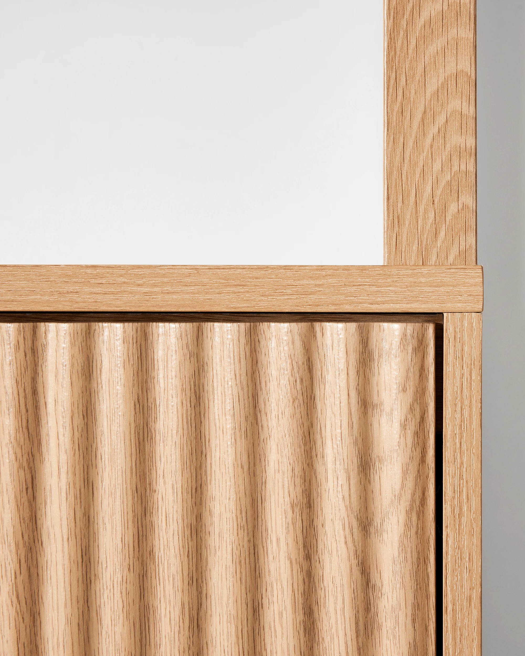 4 Ryan Tall Bookshelf with Doors - Oak, 4 of 7