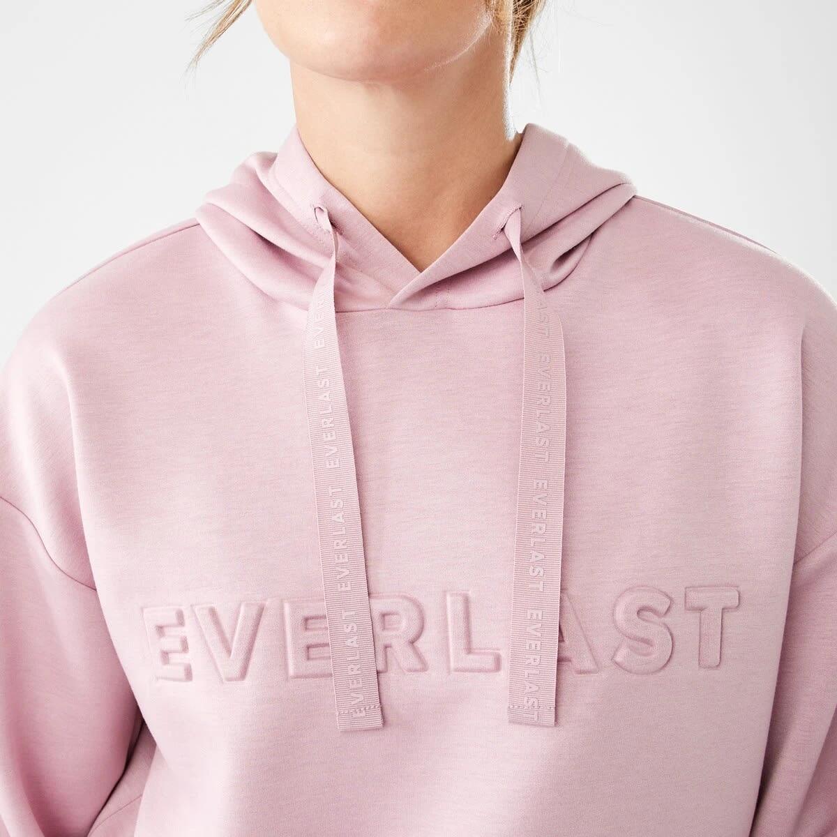 5 Everlast Womens Scuba Hoodie Dusty Pink, 5 of 7