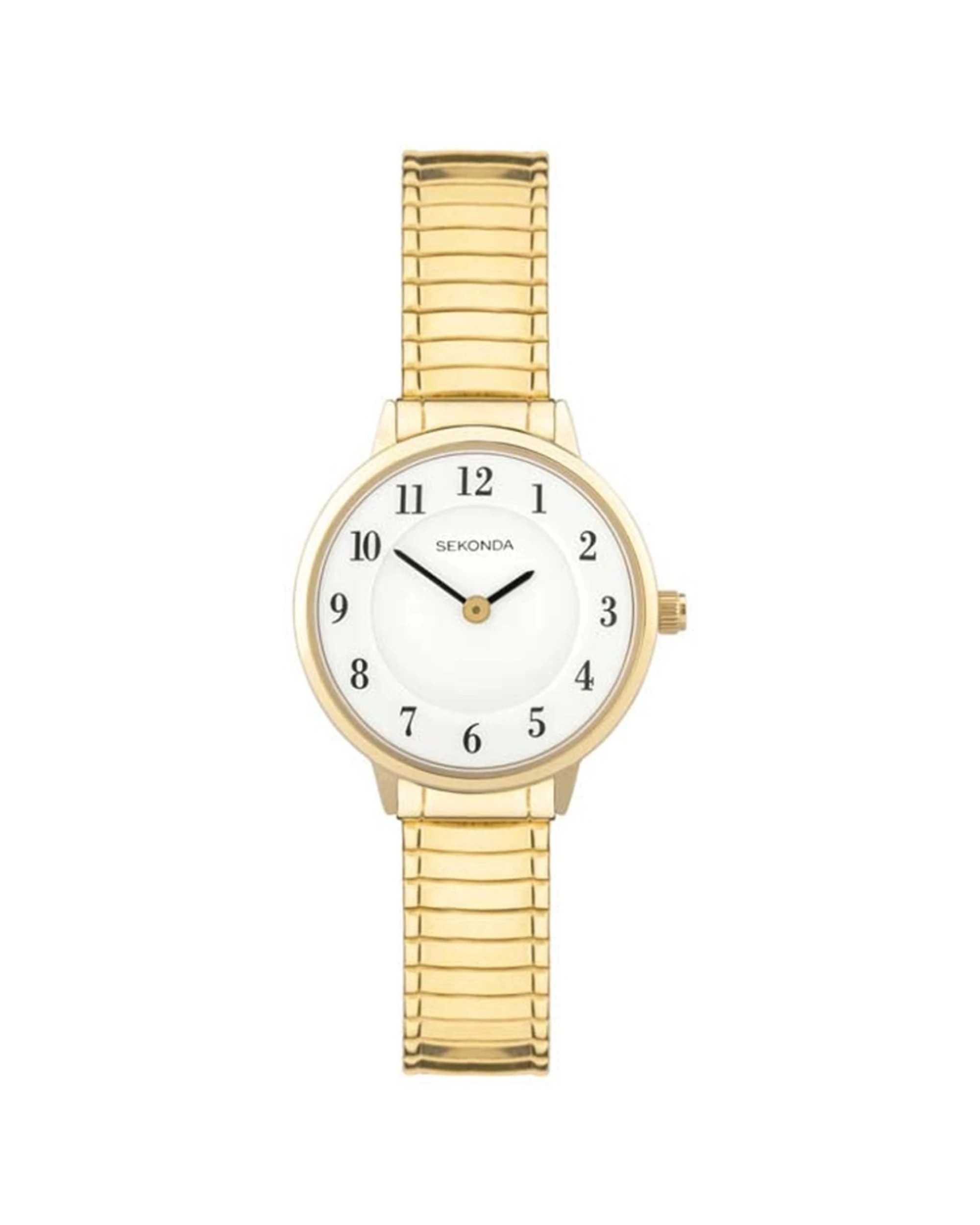 1 Sekonda Classic Women's Gold Stainless Steel Band 28mm Watch, 1 of 1