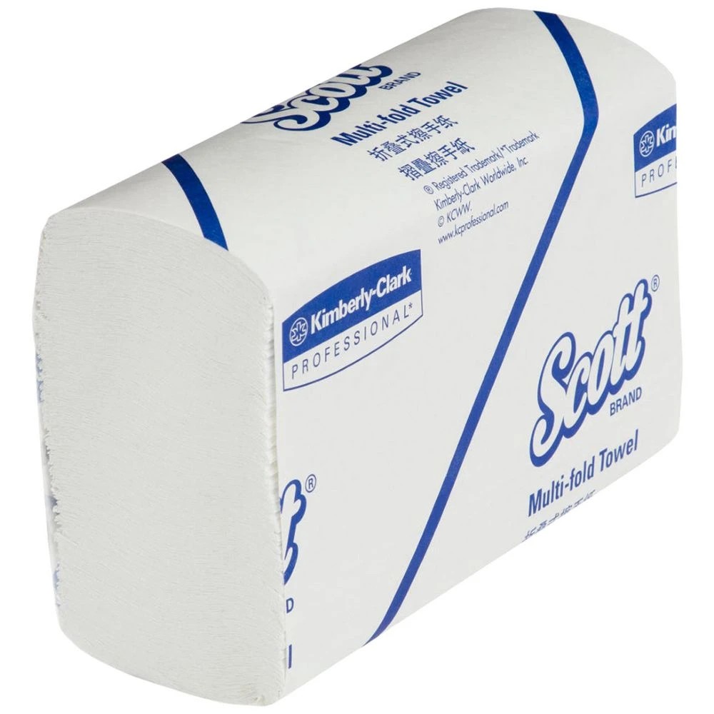 4 Scott Multifold Hand Towels White 13207 16 Pack, 4 of 6
