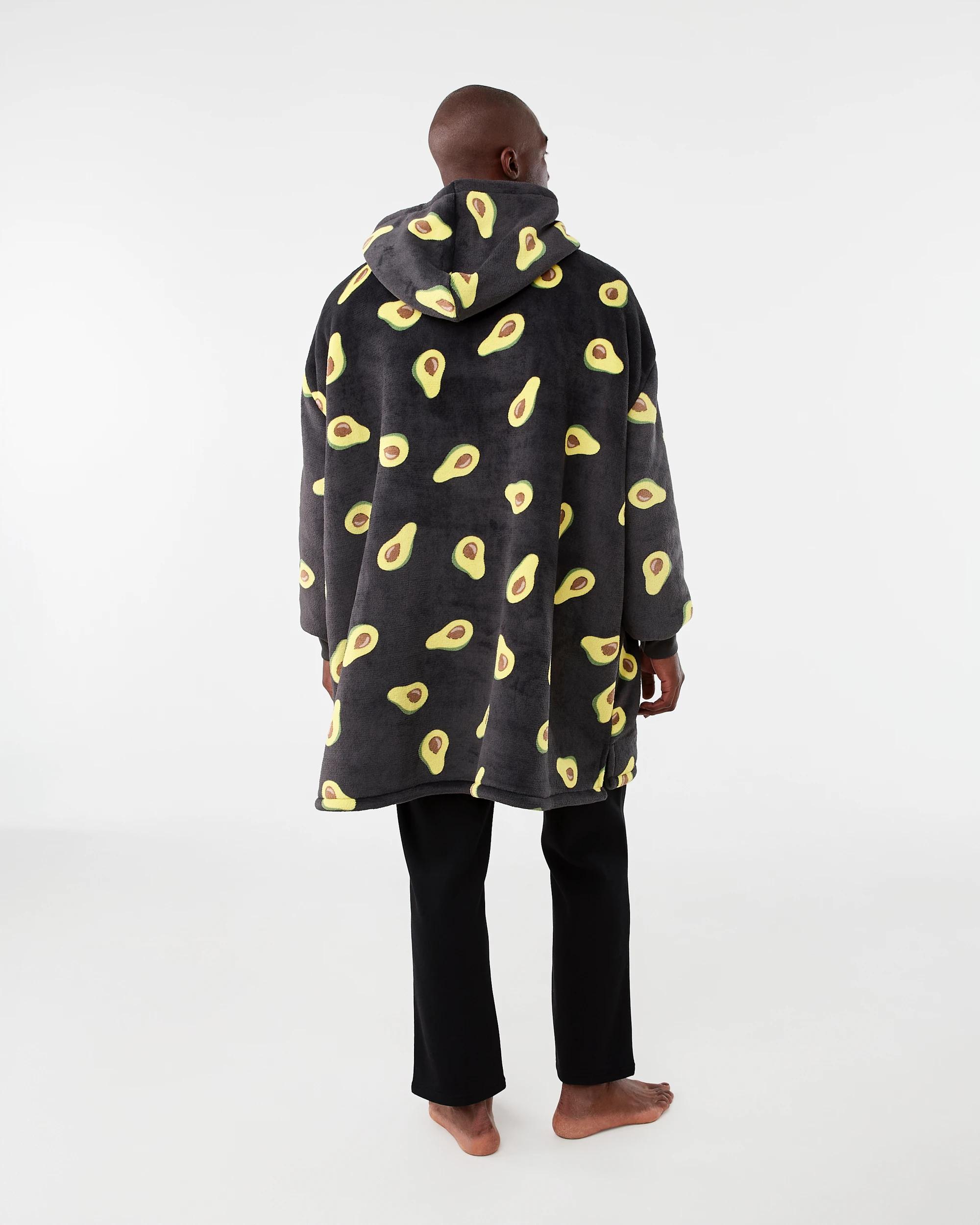 3 Print Pullover Gown Gry Avo La, 3 of 7