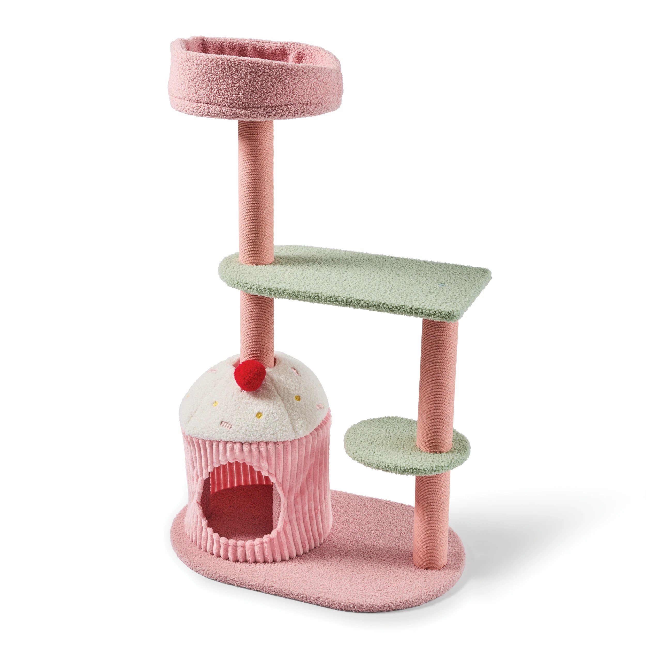 3 Cat Scratcher Cupcake Tower - Large, 3 of 10