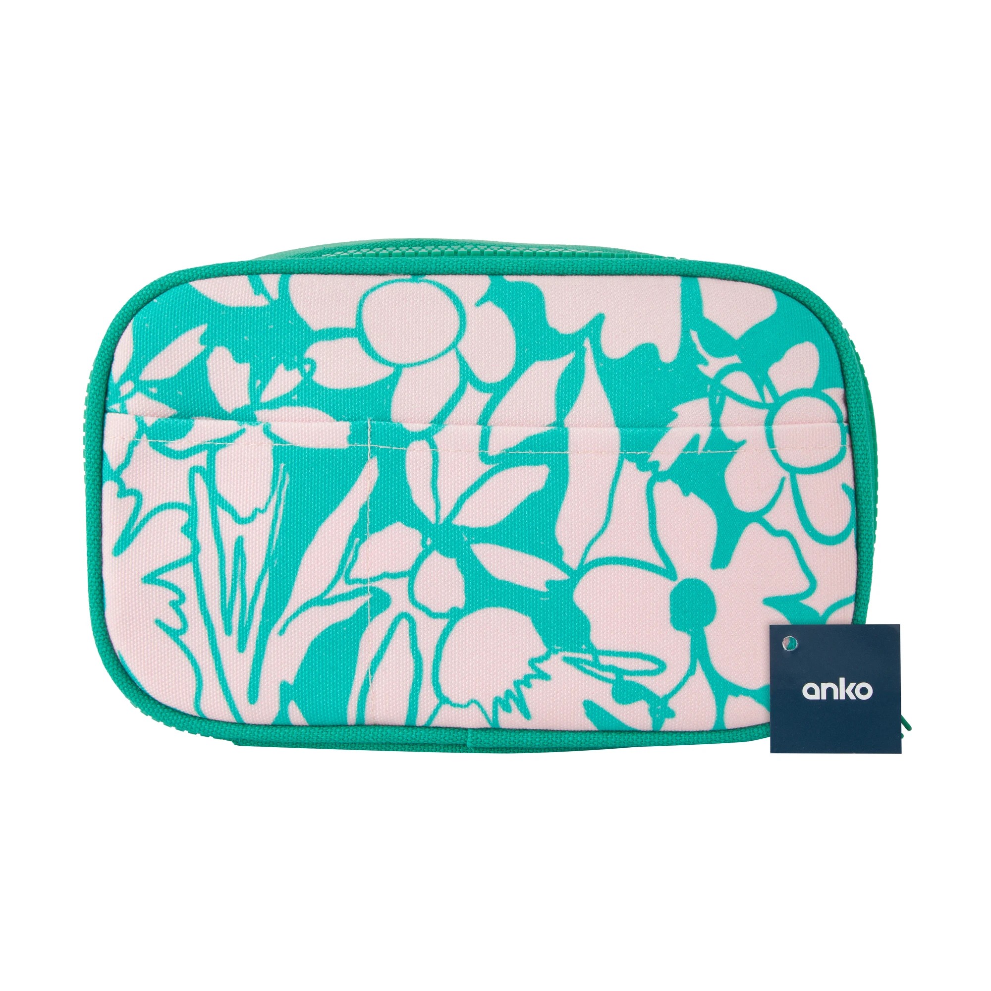 7 Zip Top Pencil Case - Floral, 7 of 7