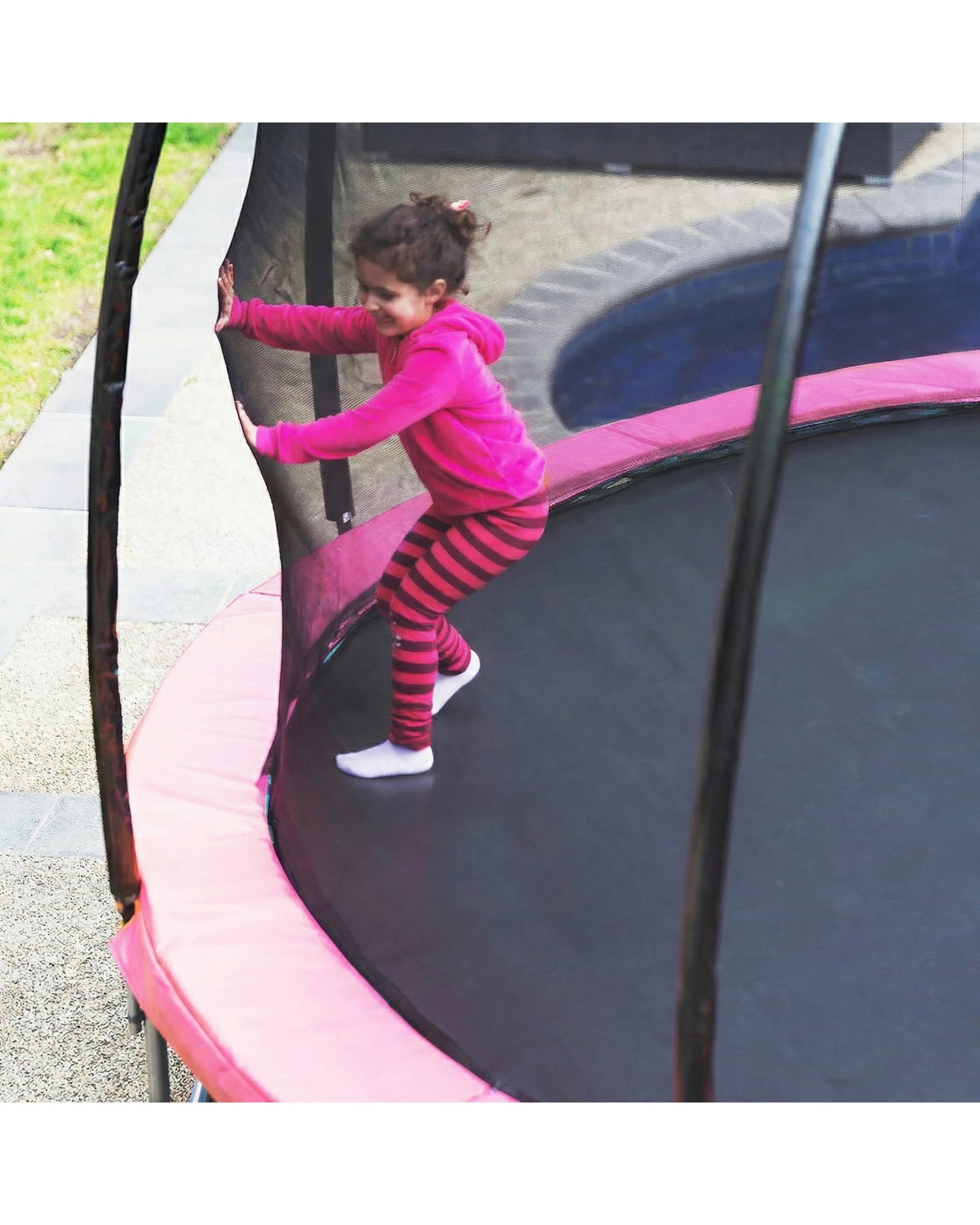 5 Kahuna Classic 6ft Trampoline Round Outdoor Free Safety Net Spring Pad Cover Mat - Pink, 5 of 6