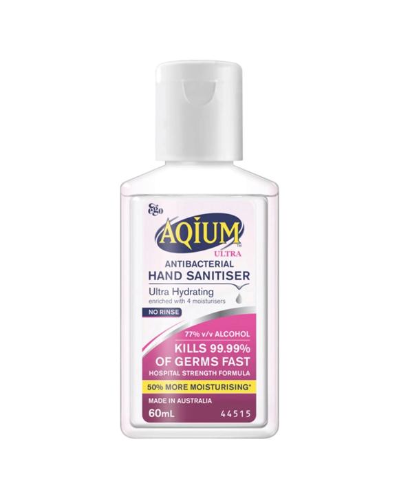 Ego Aqium Ultra Antibacterial Hand Sanitiser 60ml