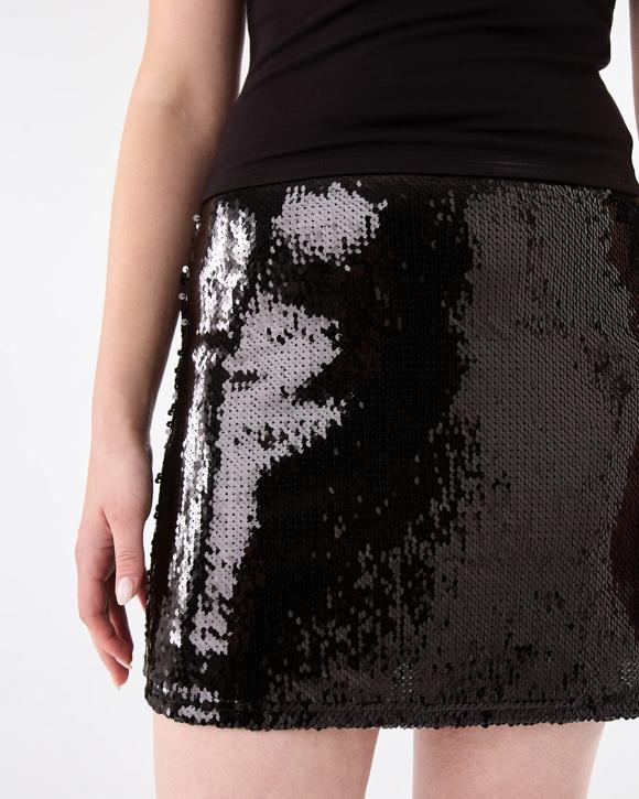Sequin Mini Skirt