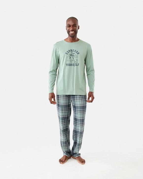 Long Sleeve Crew Neck Pyjama Set